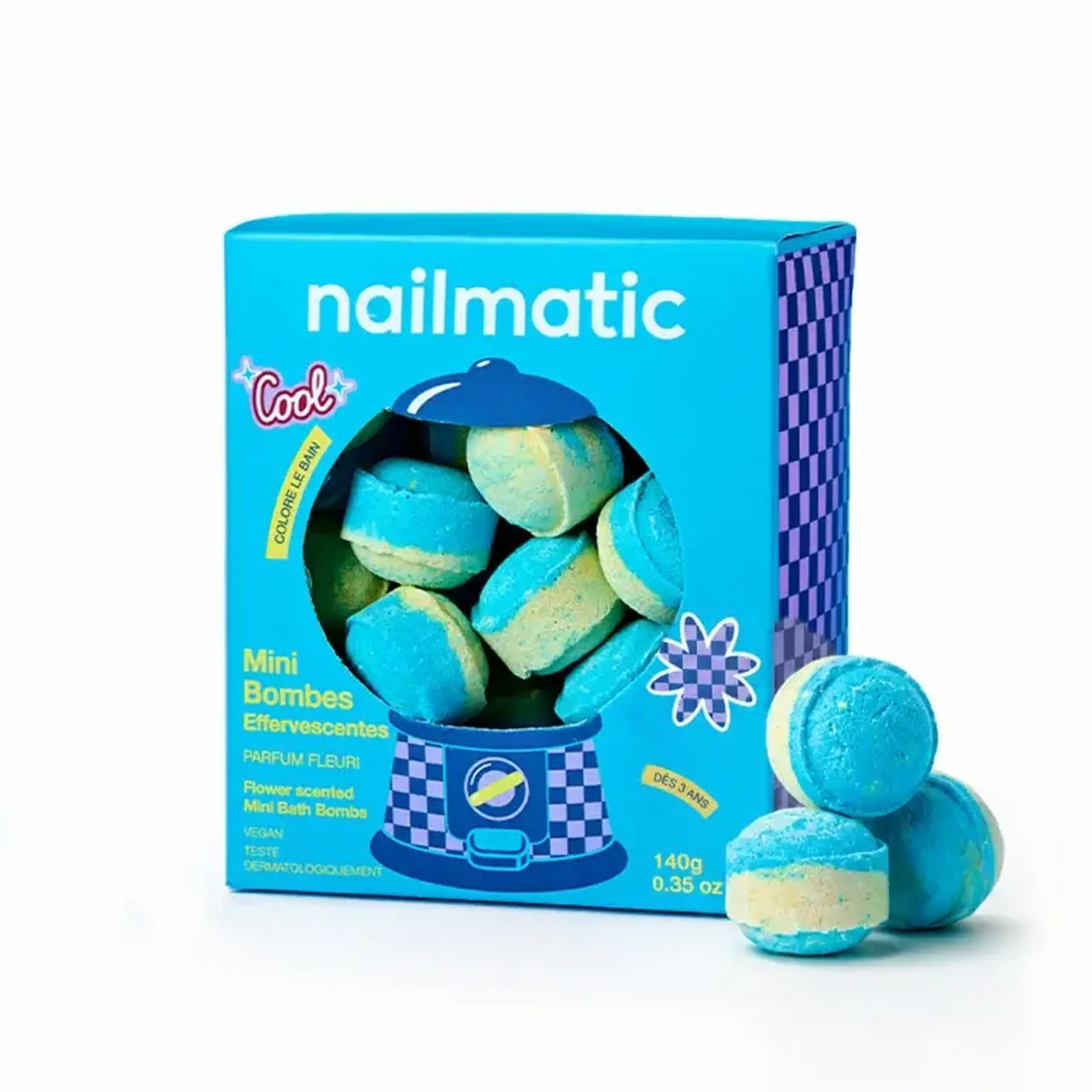 14 mini-bile efervescente Flower Power — Nailmatic Kids