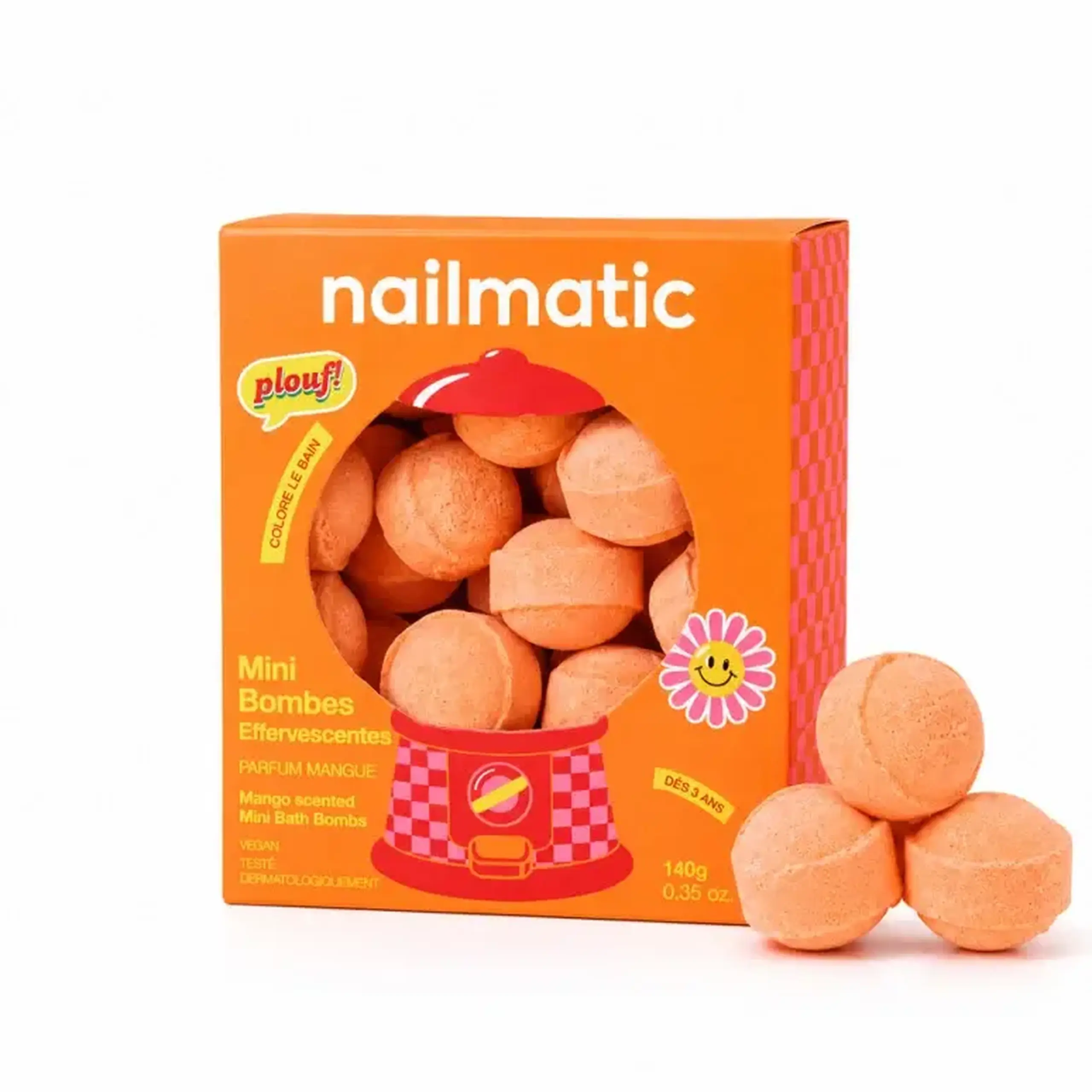 14 mini-bile efervescente Sweet Mango — Nailmatic Kids