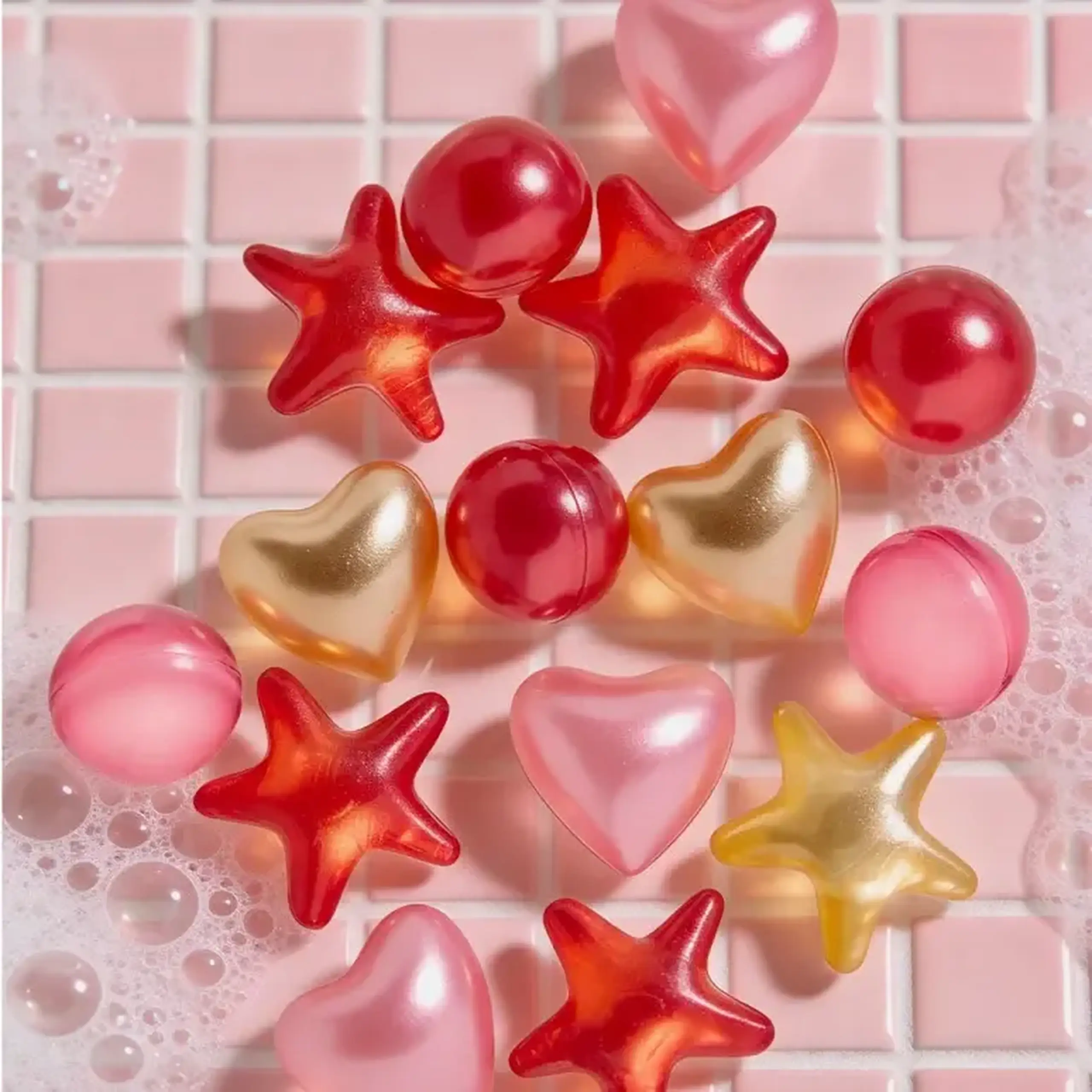 Set de 15 perle de baie Love Mania — Nailmatic Kids