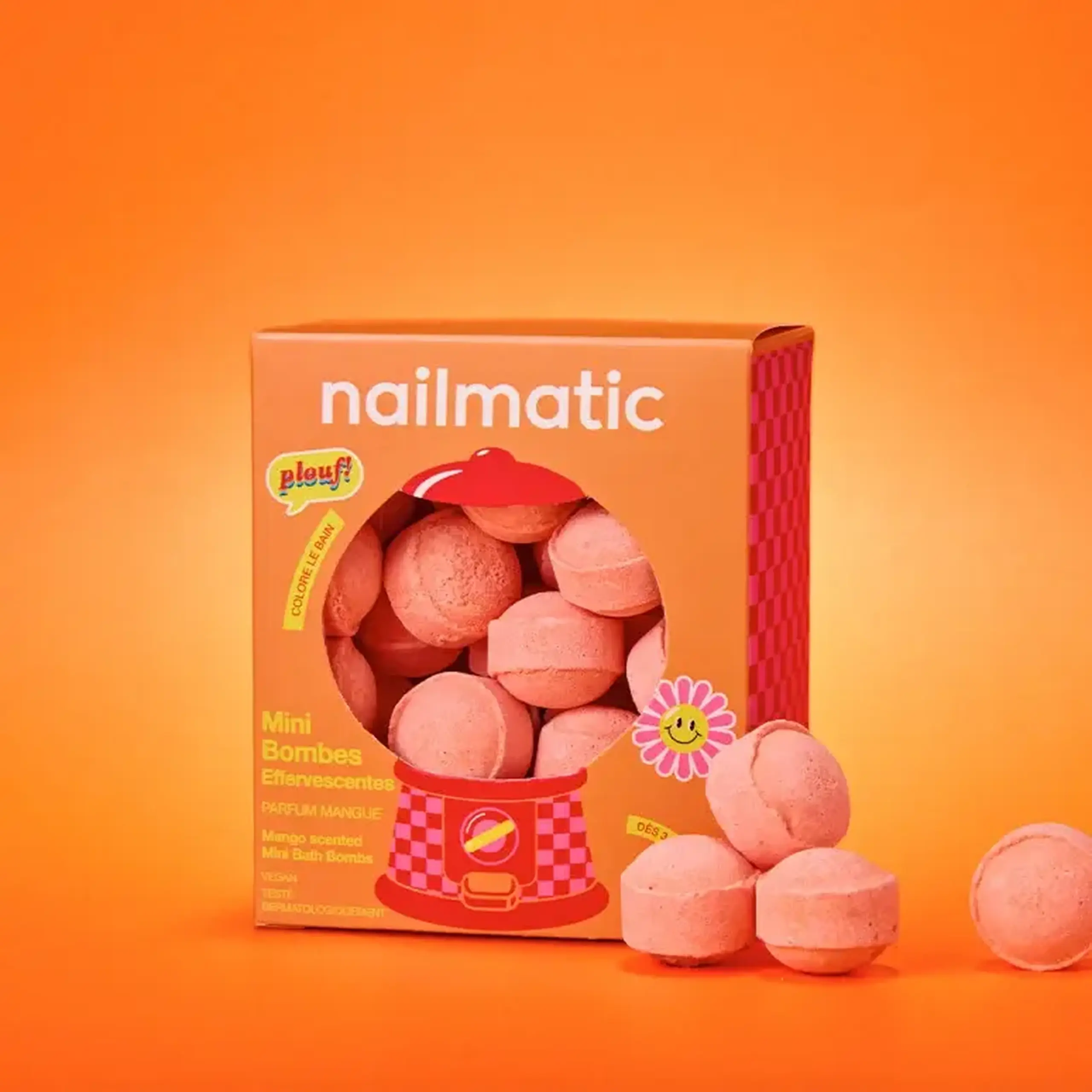 14 mini-bile efervescente Sweet Mango — Nailmatic Kids