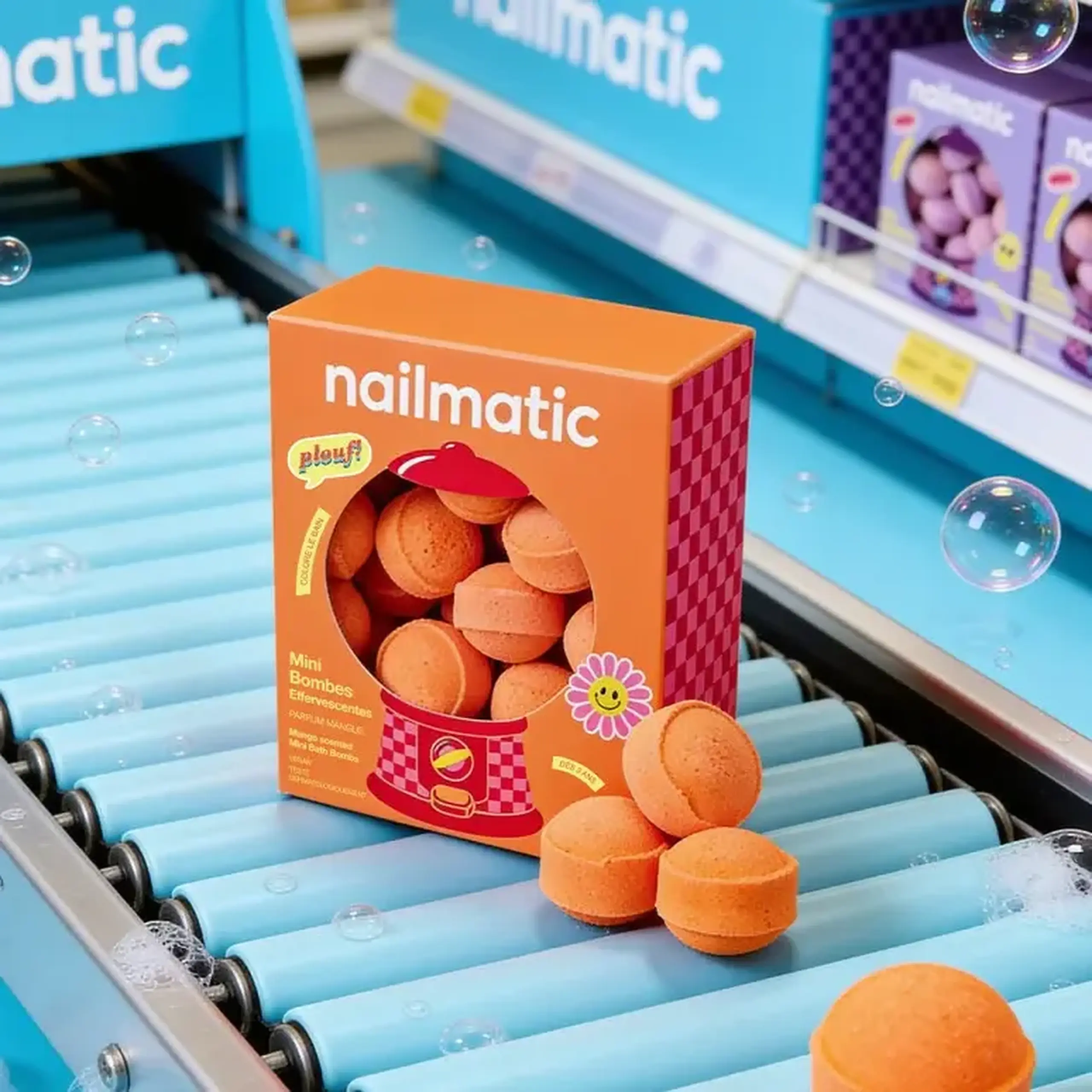 14 mini-bile efervescente Sweet Mango — Nailmatic Kids