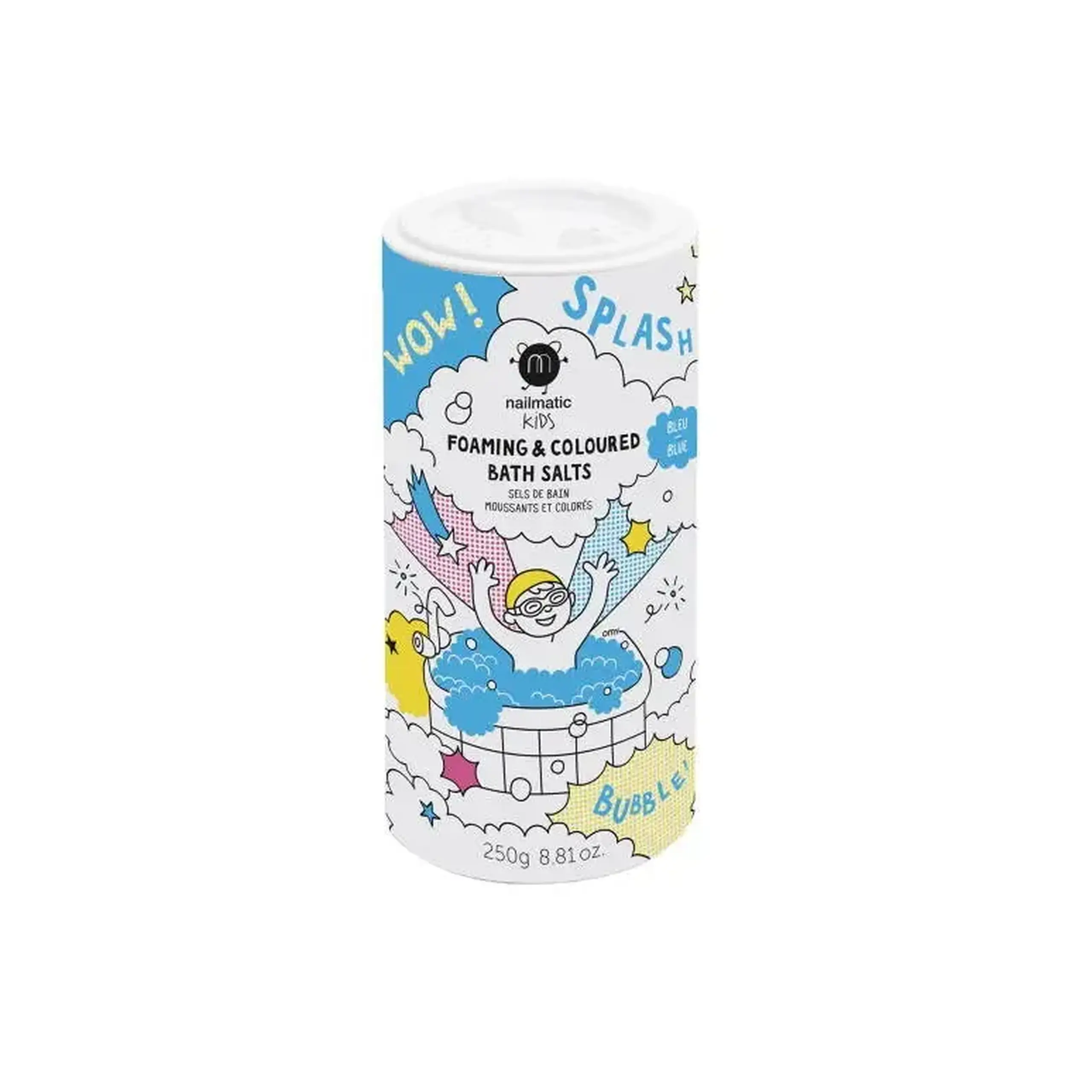 Săruri spumante de baie albastre — Nailmatic Kids