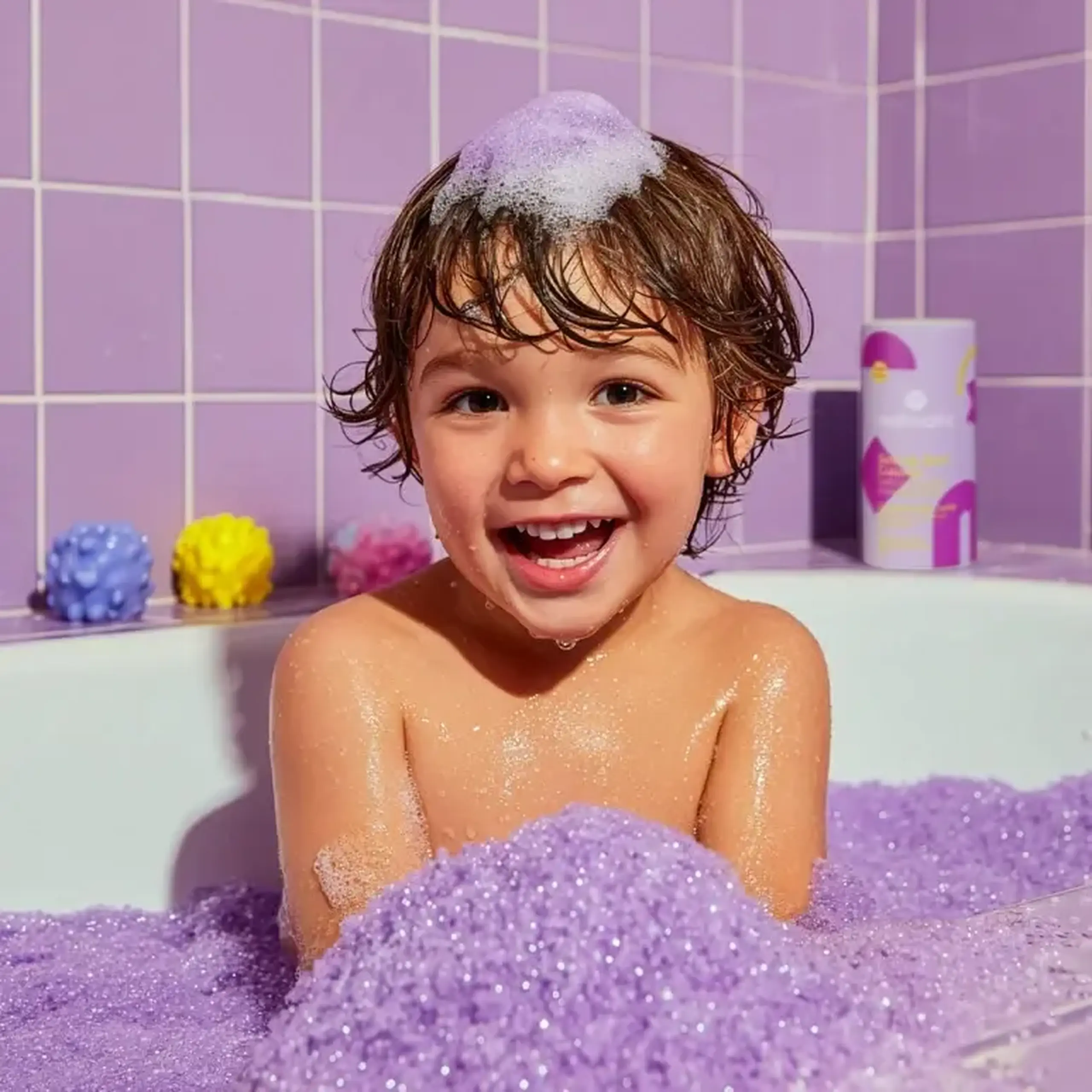 Sare de baie mov — Nailmatic Kids