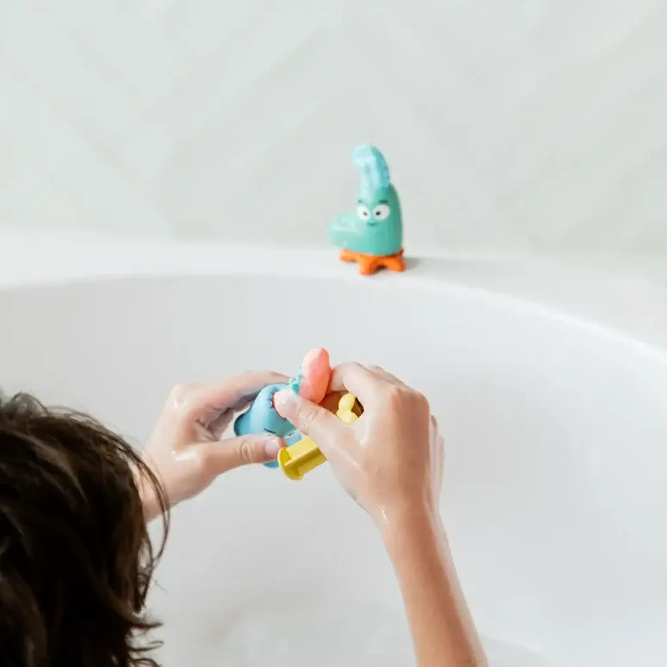 Set Pataploof cu plastilină lavantă roz și albastră, Bloop și Ploofy — Nailmatic Kids
