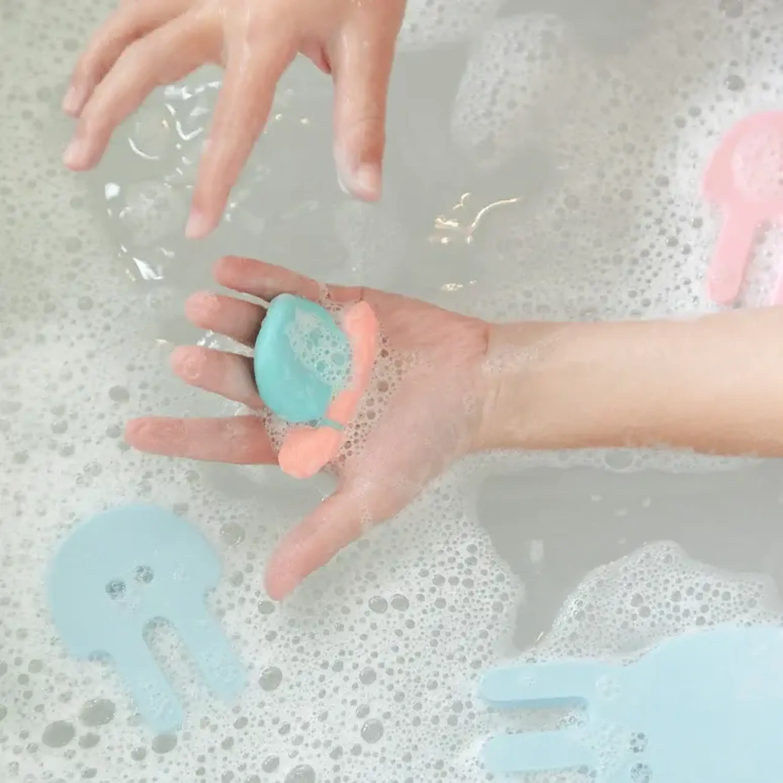 Set Pataploof cu plastilină lavantă roz și albastră, Bloop și Ploofy — Nailmatic Kids
