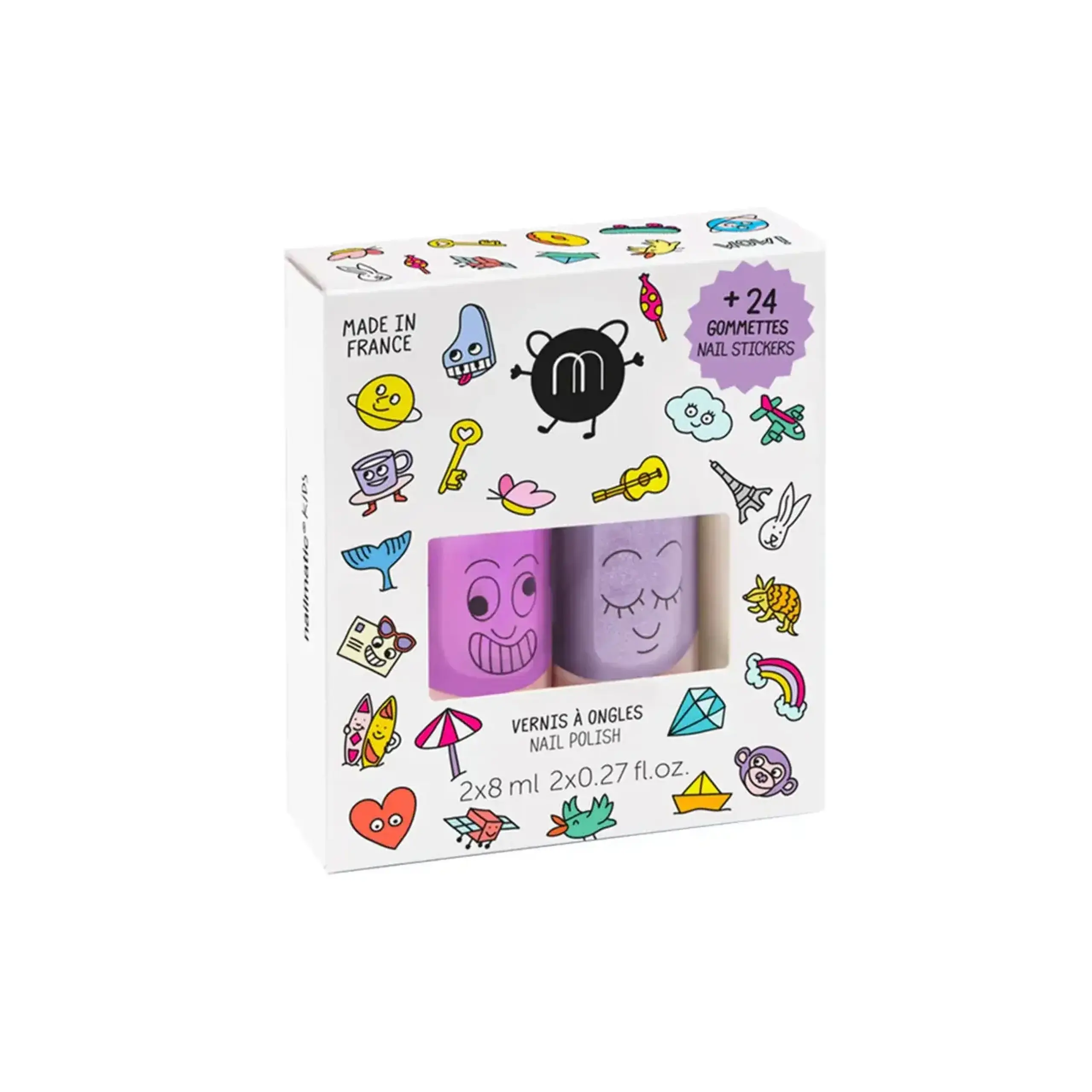 Set creativ cu ojă și stickere pentru unghii „Wow” — Nailmatic Kids