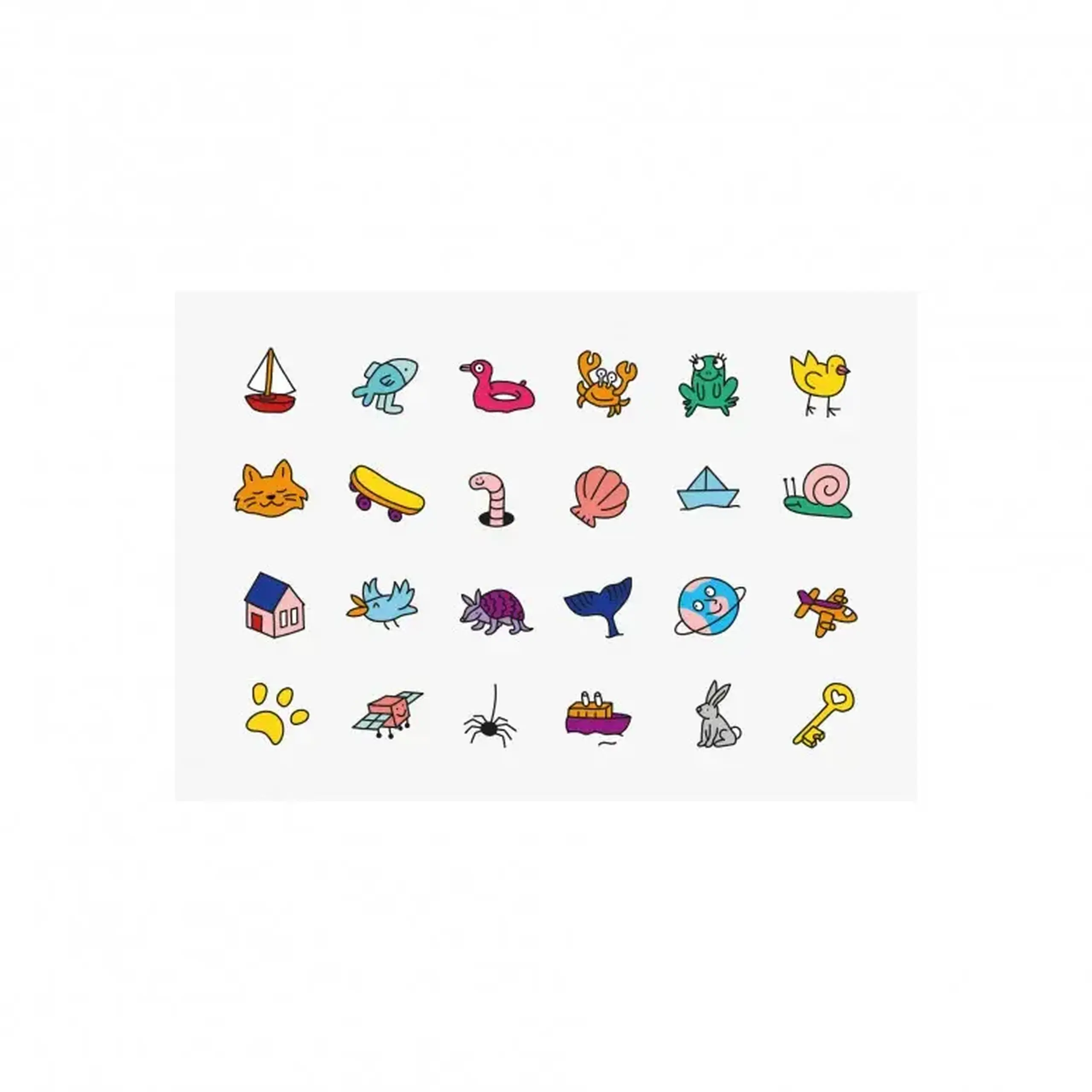 Set manichiură CRAC cu 2 oje și 24 de stickere — Nailmatic