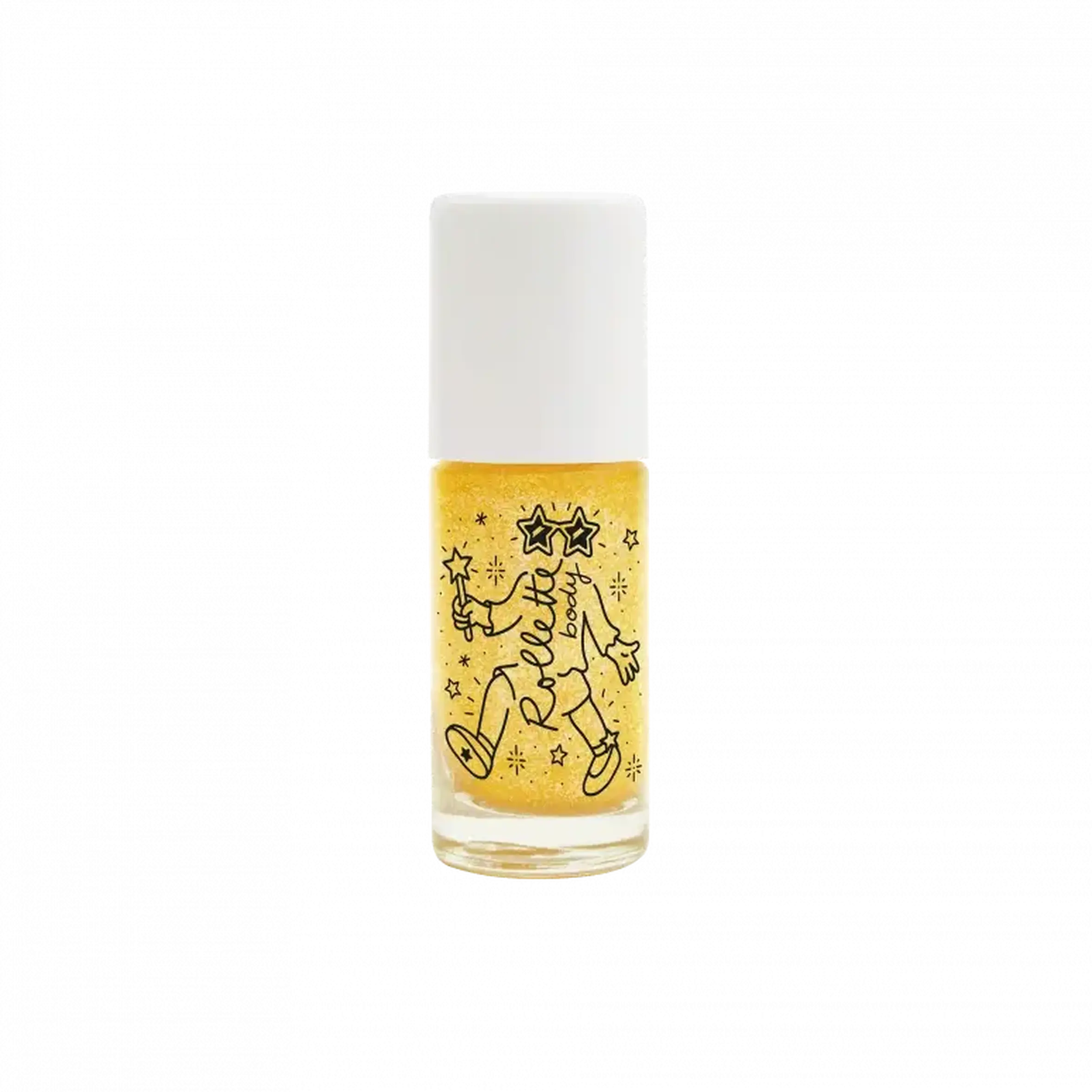 Gel de corp cu sclipici Body Rollette Yellow Gold — Nailmatic Kids