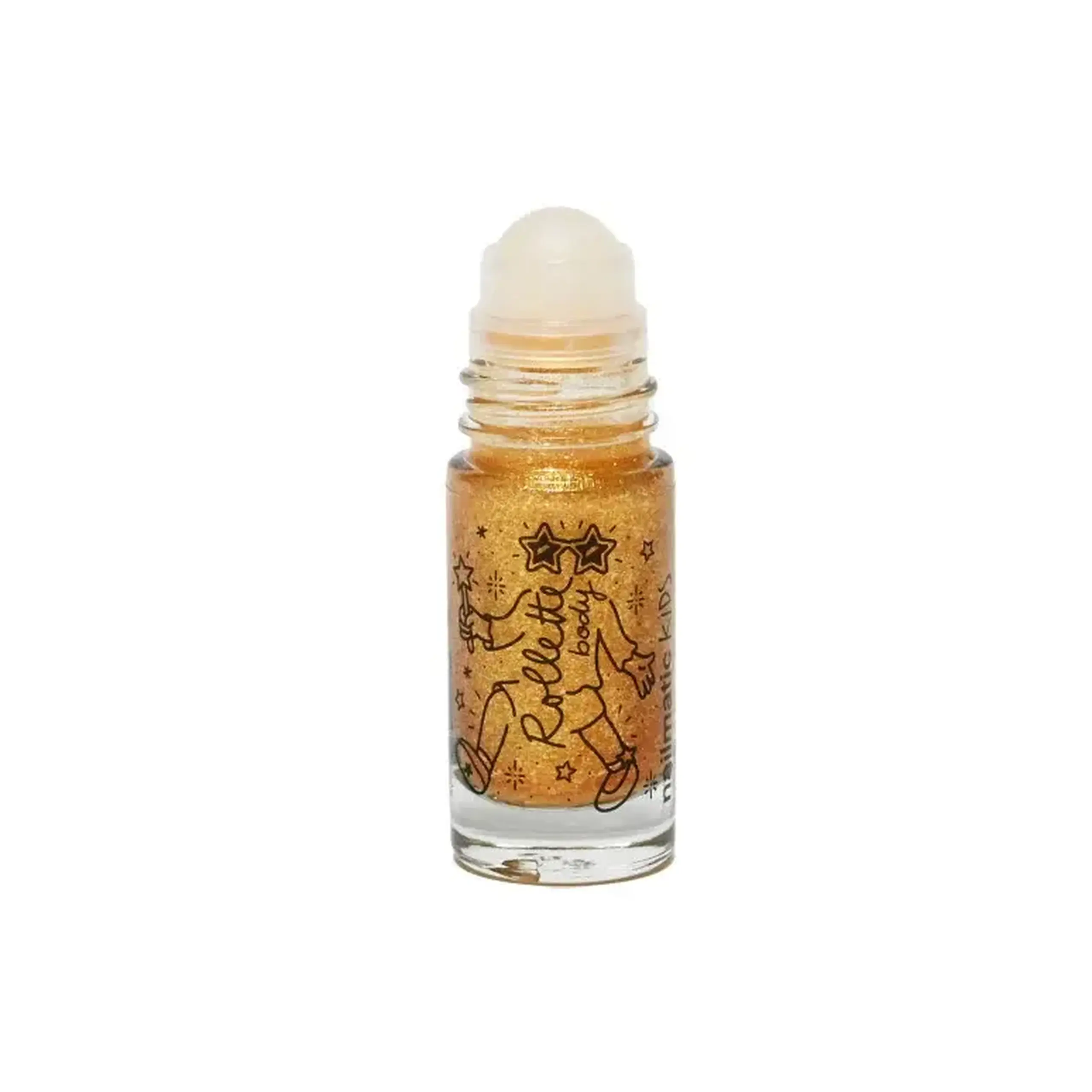 Gel de corp cu sclipici Body Rollette Yellow Gold — Nailmatic Kids