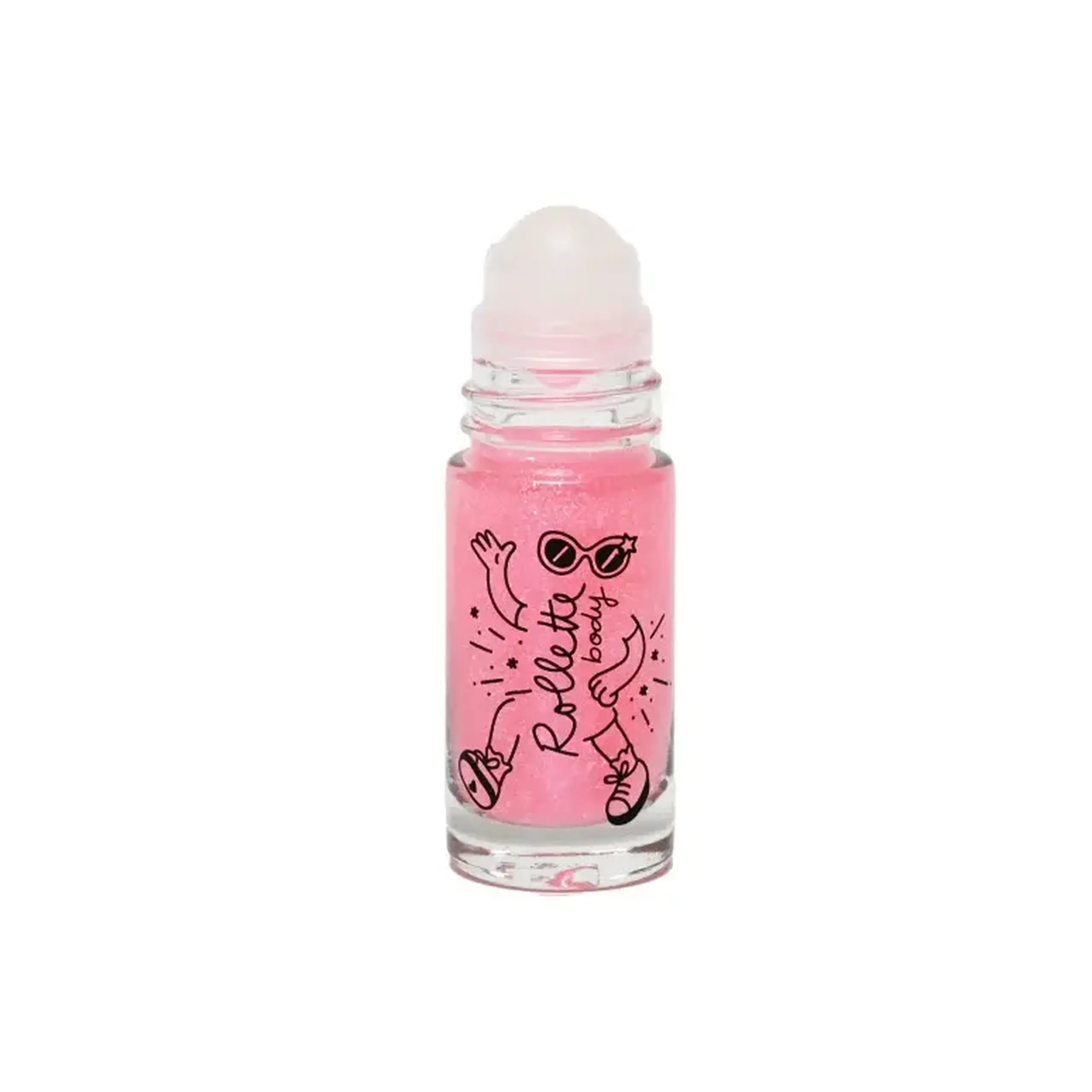 Gel de corp cu sclipici Body Rollette Raspberry — Nailmatic Kids