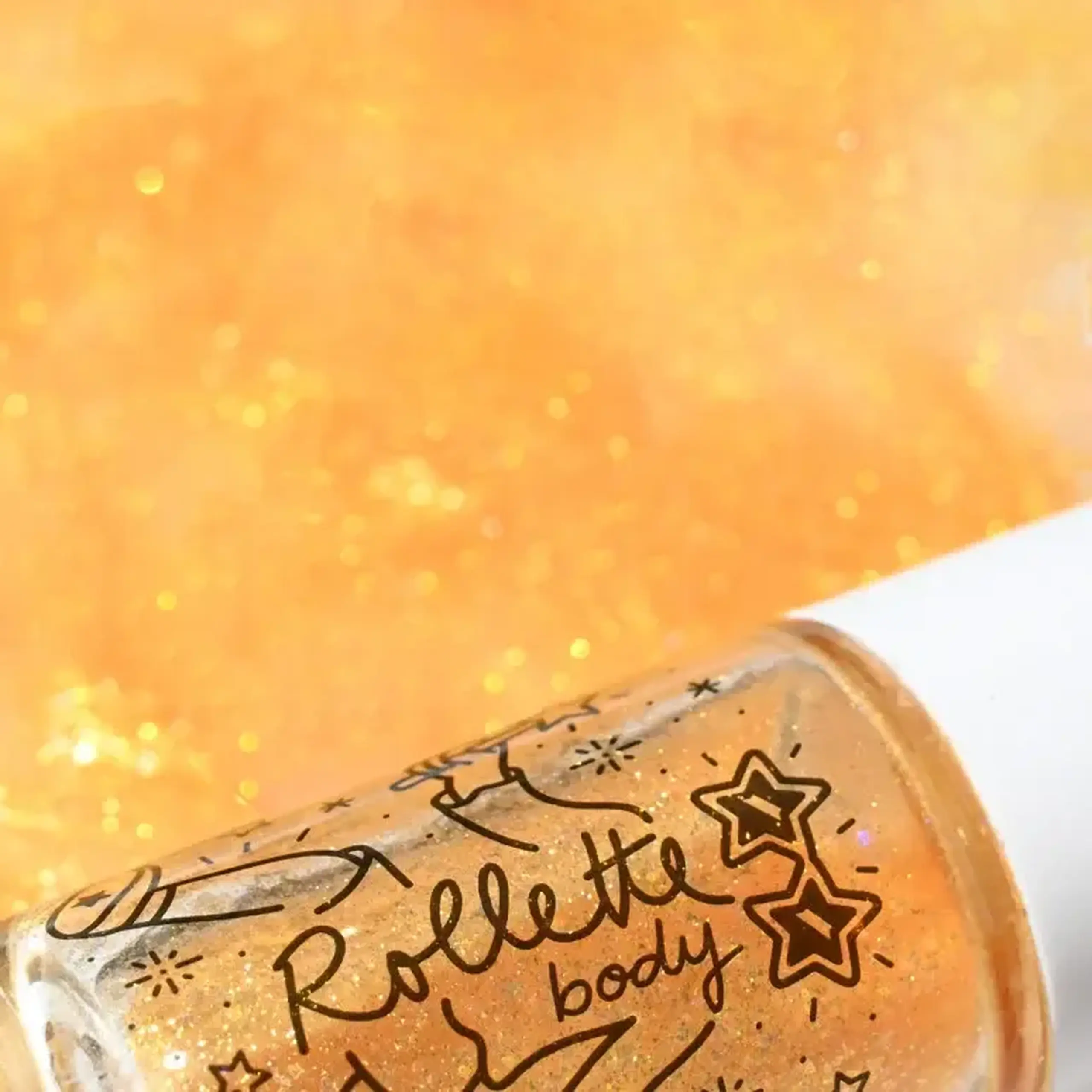 Gel de corp cu sclipici Body Rollette Yellow Gold — Nailmatic Kids