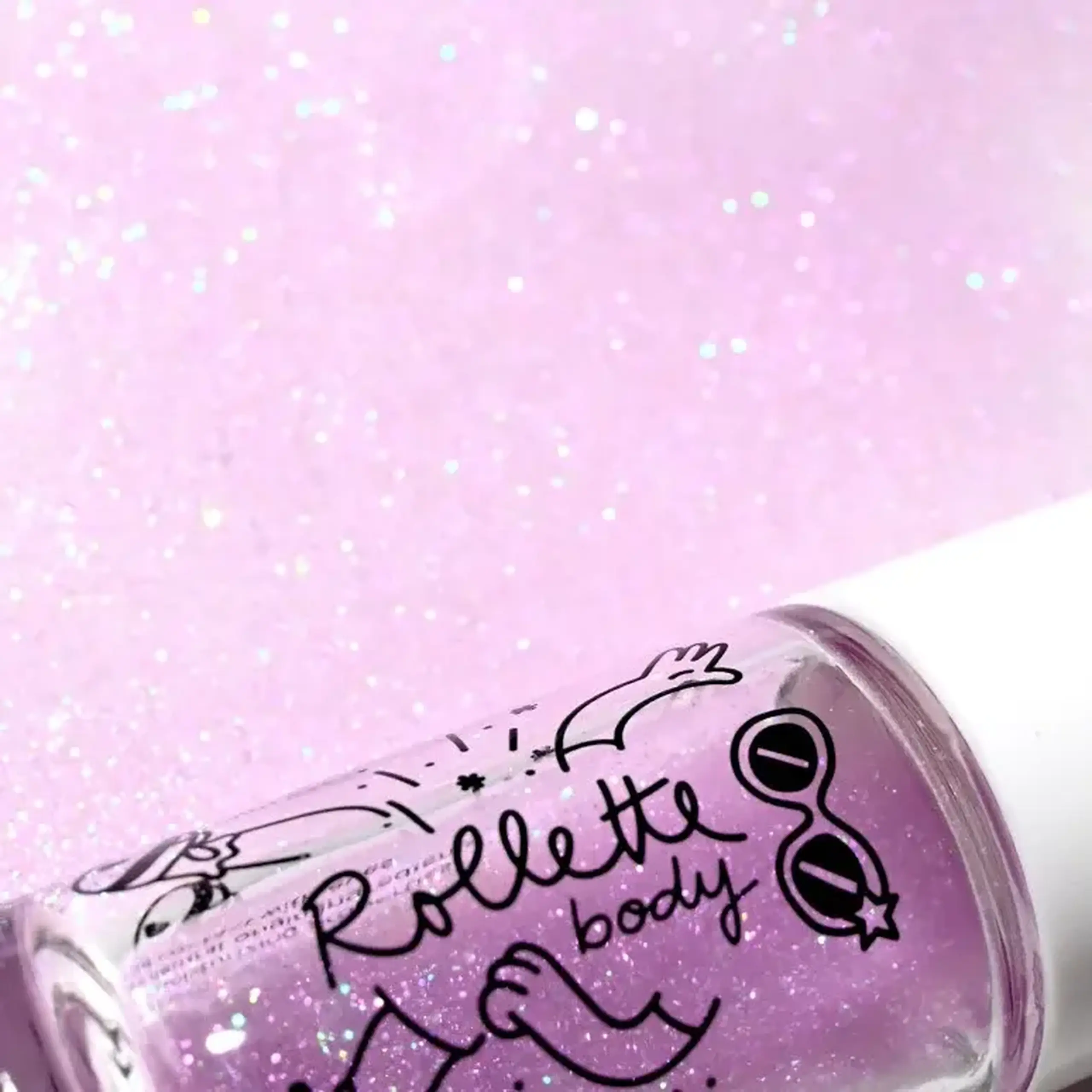 Gel de corp cu sclipici Body Rollette Cherry — Nailmatic Kids