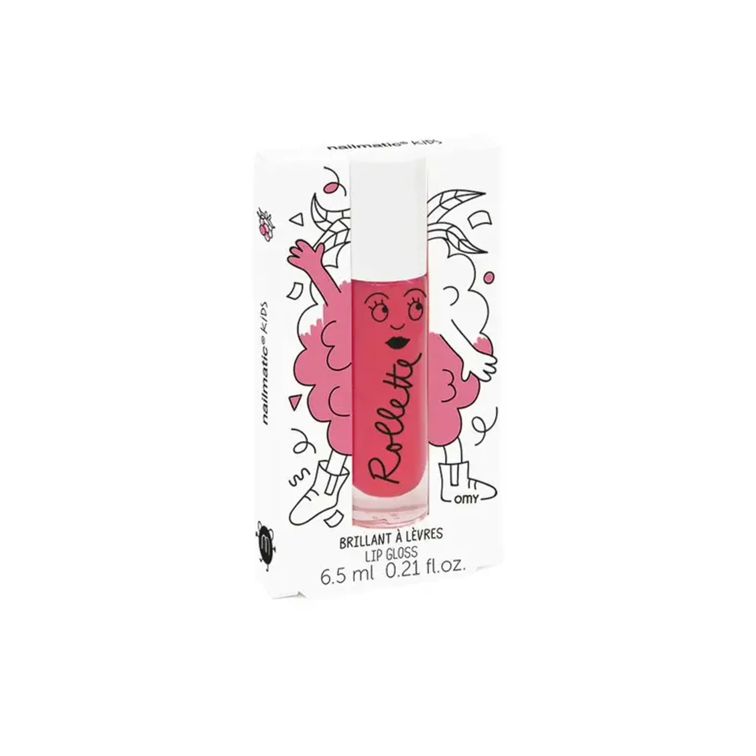 Luciu de buze pentru copii Rollette Zmeură — Nailmatic
