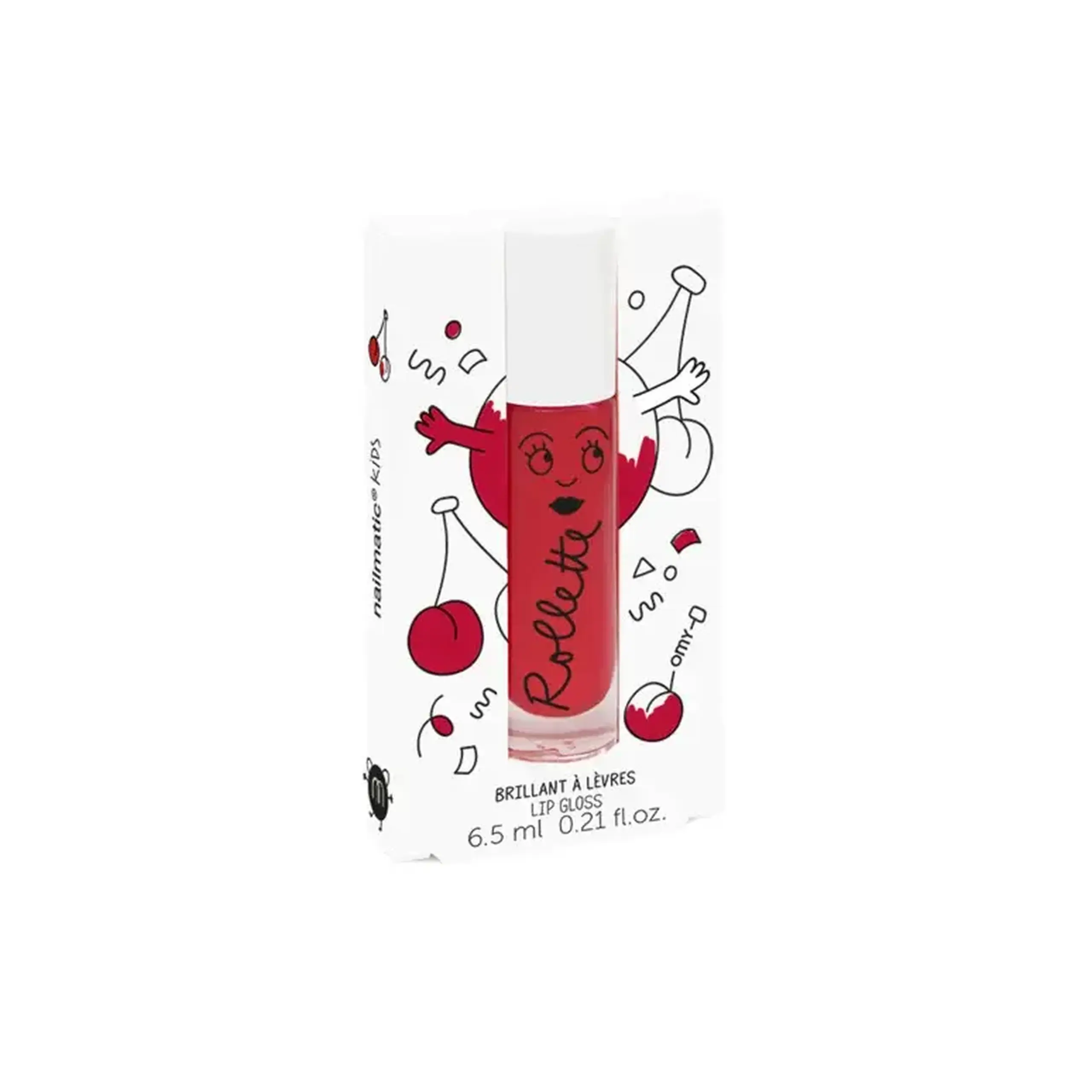 Luciu de buze pentru copii Rollette Cireșe — Nailmatic