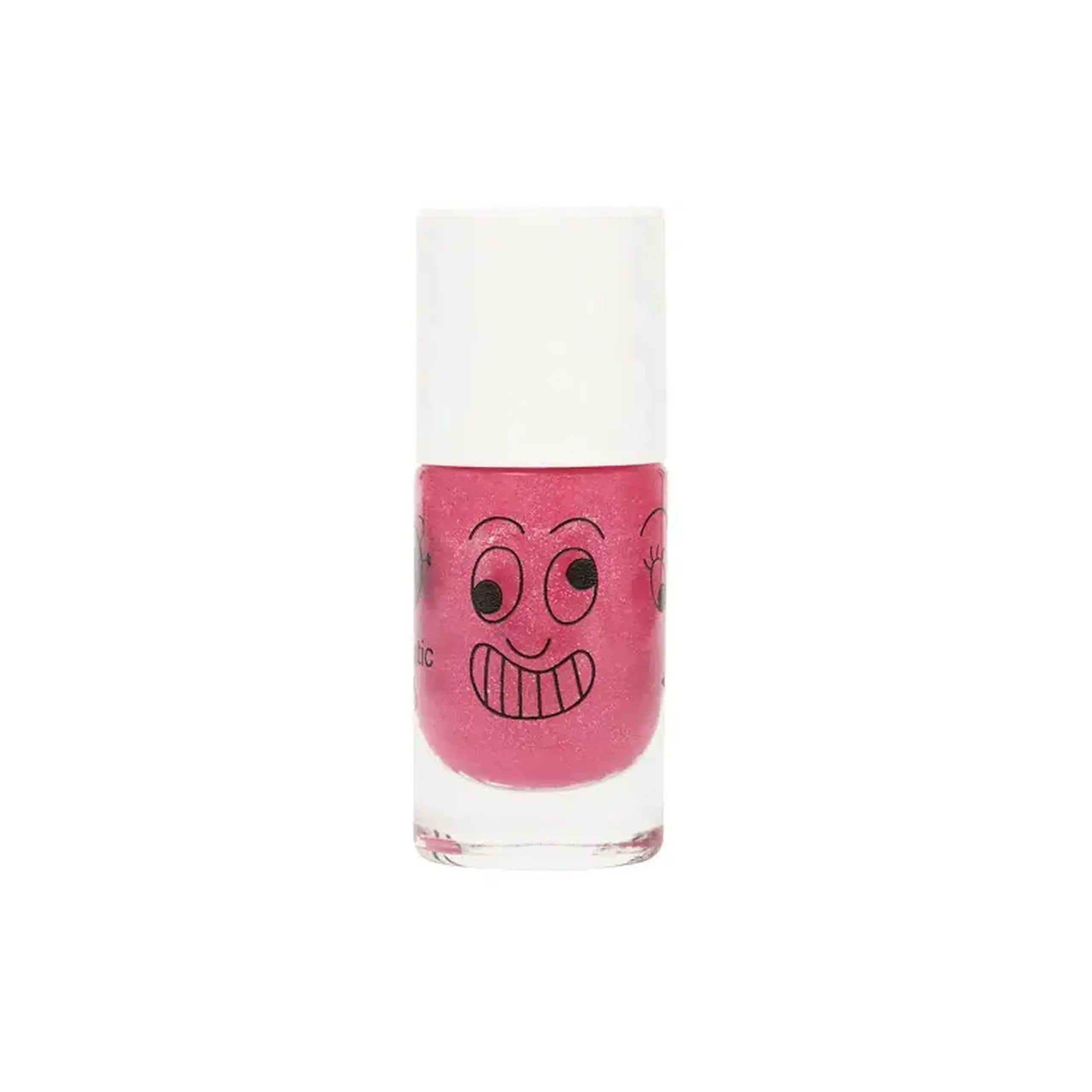 Ojă pentru copii Kitty, roz cu sclipici, 8 ml — Nailmatic