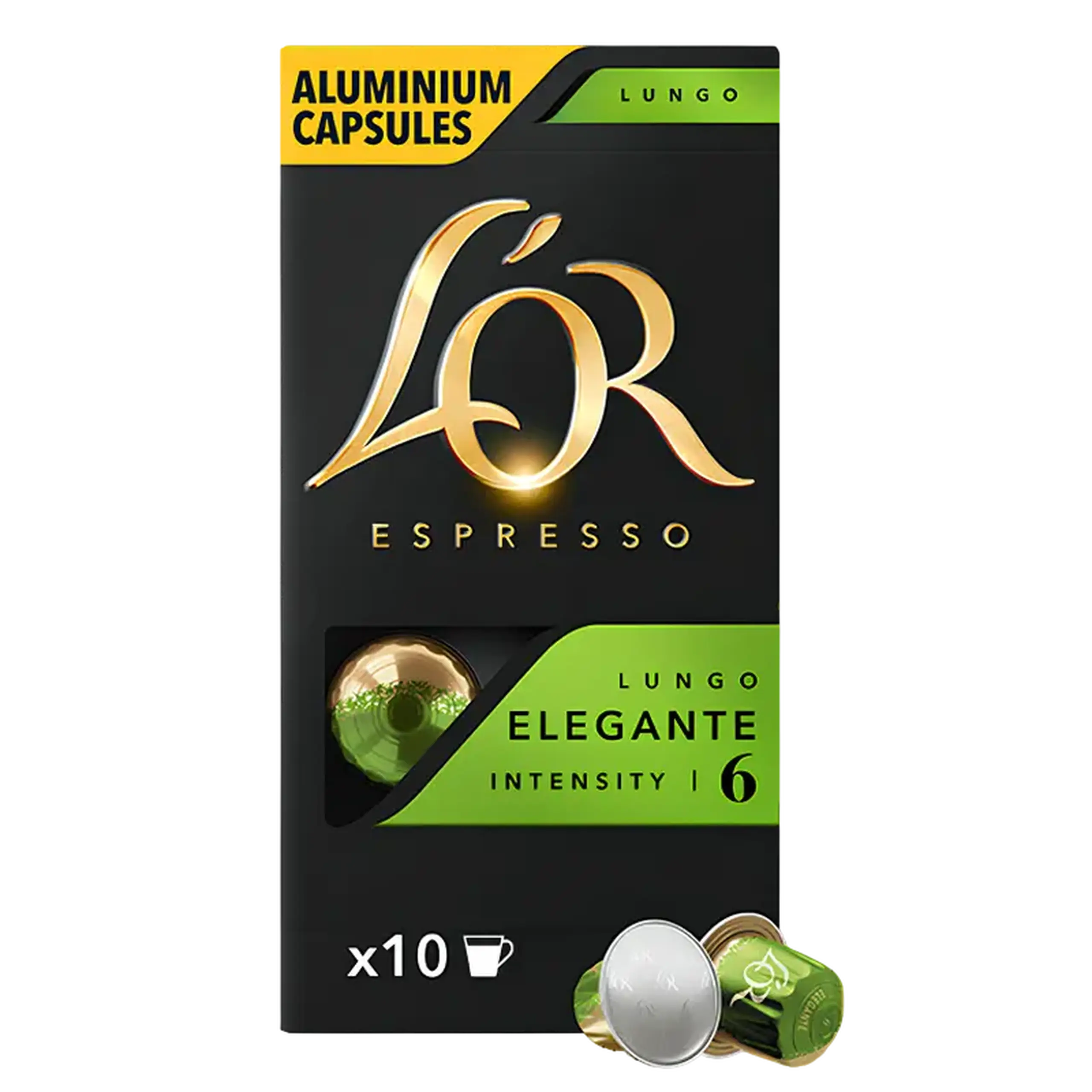 Cafea L'OR Lungo Elegante, 10 buc