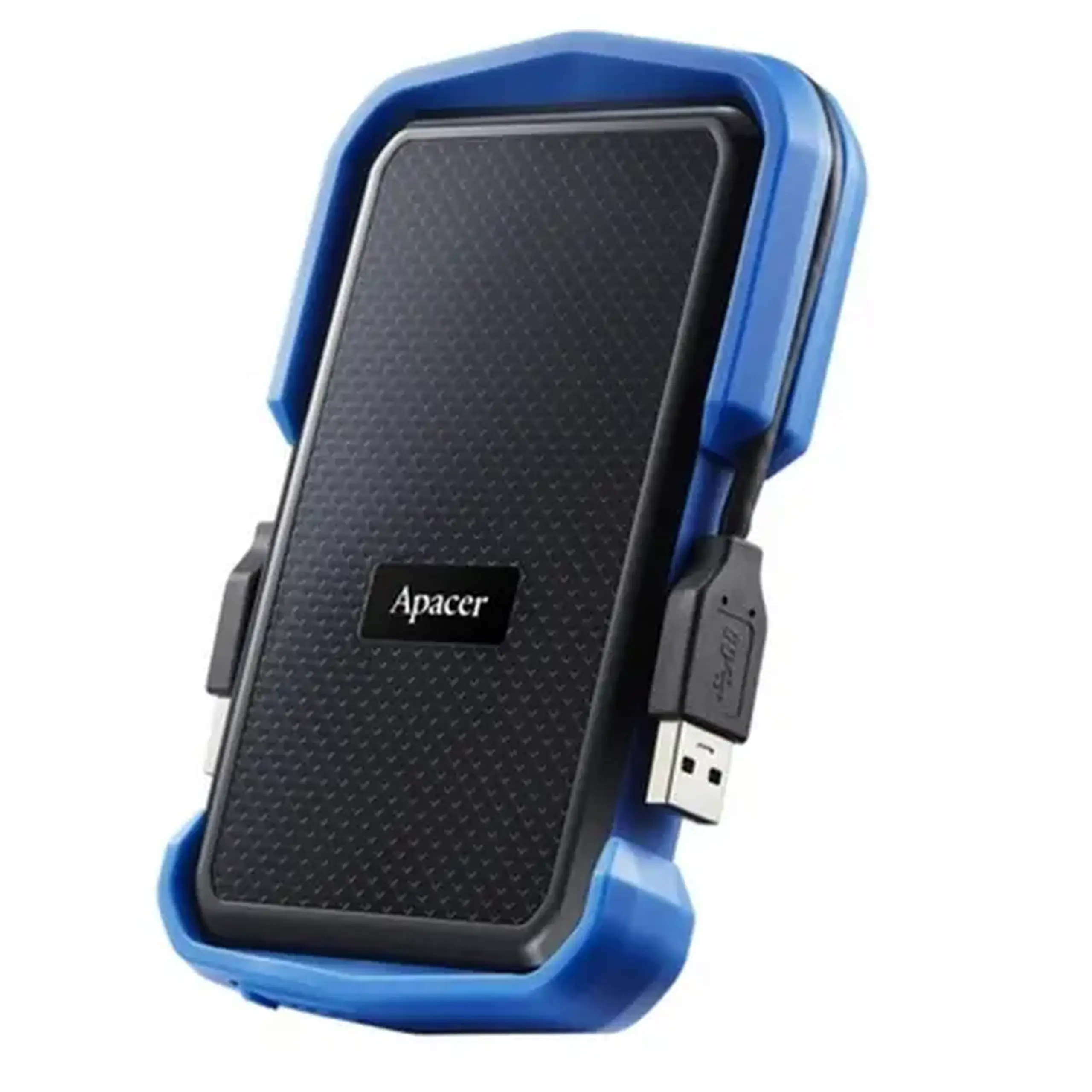 2.0TB (USB3.1) 2.5" Apacer AC631 Military-Grade Shockproof Hard Drive, Black-Blue (AP2TBAC631U-1)