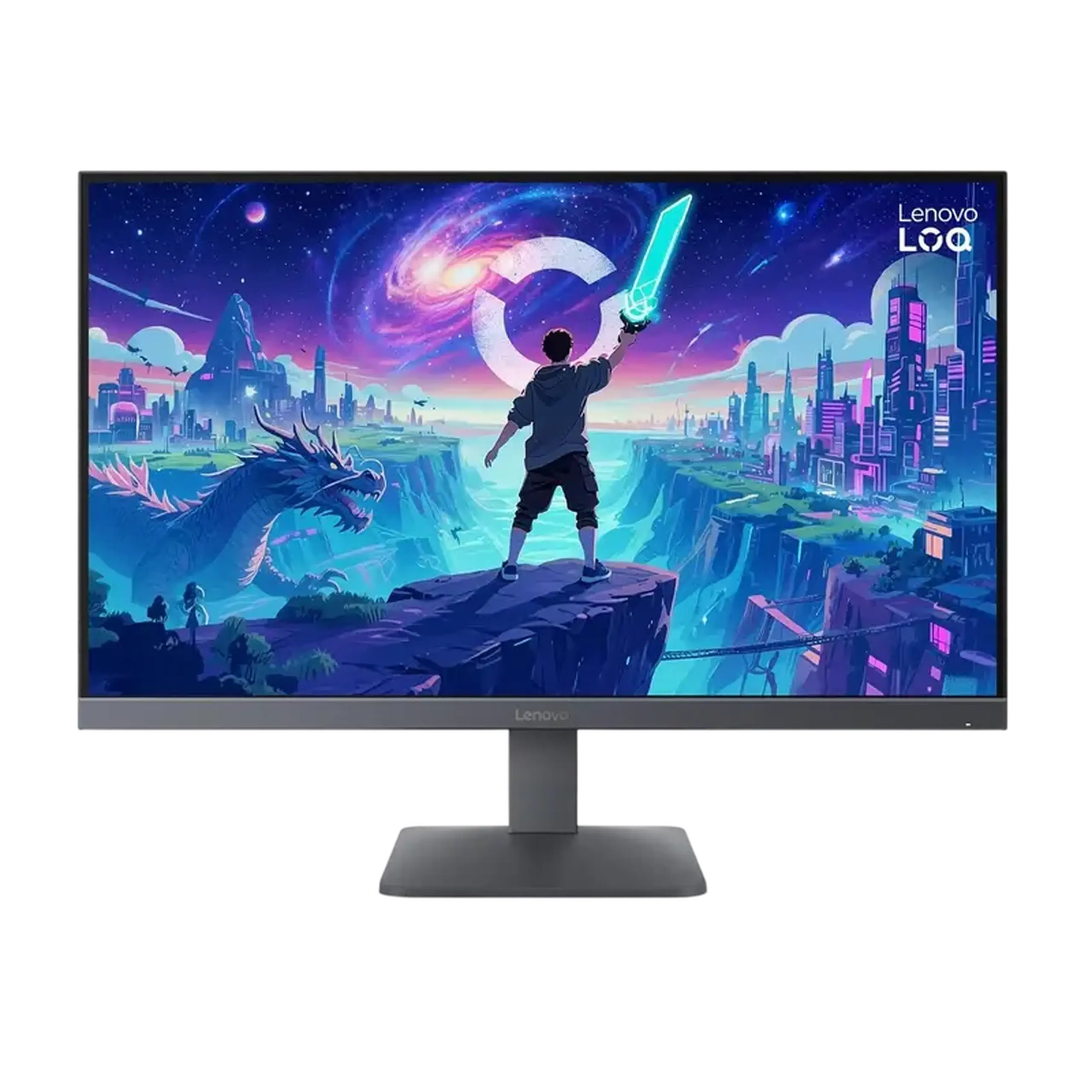 27" Monitor Gaming Lenovo LOQ 27-10, IPS 1920x1080 FHD, Negru