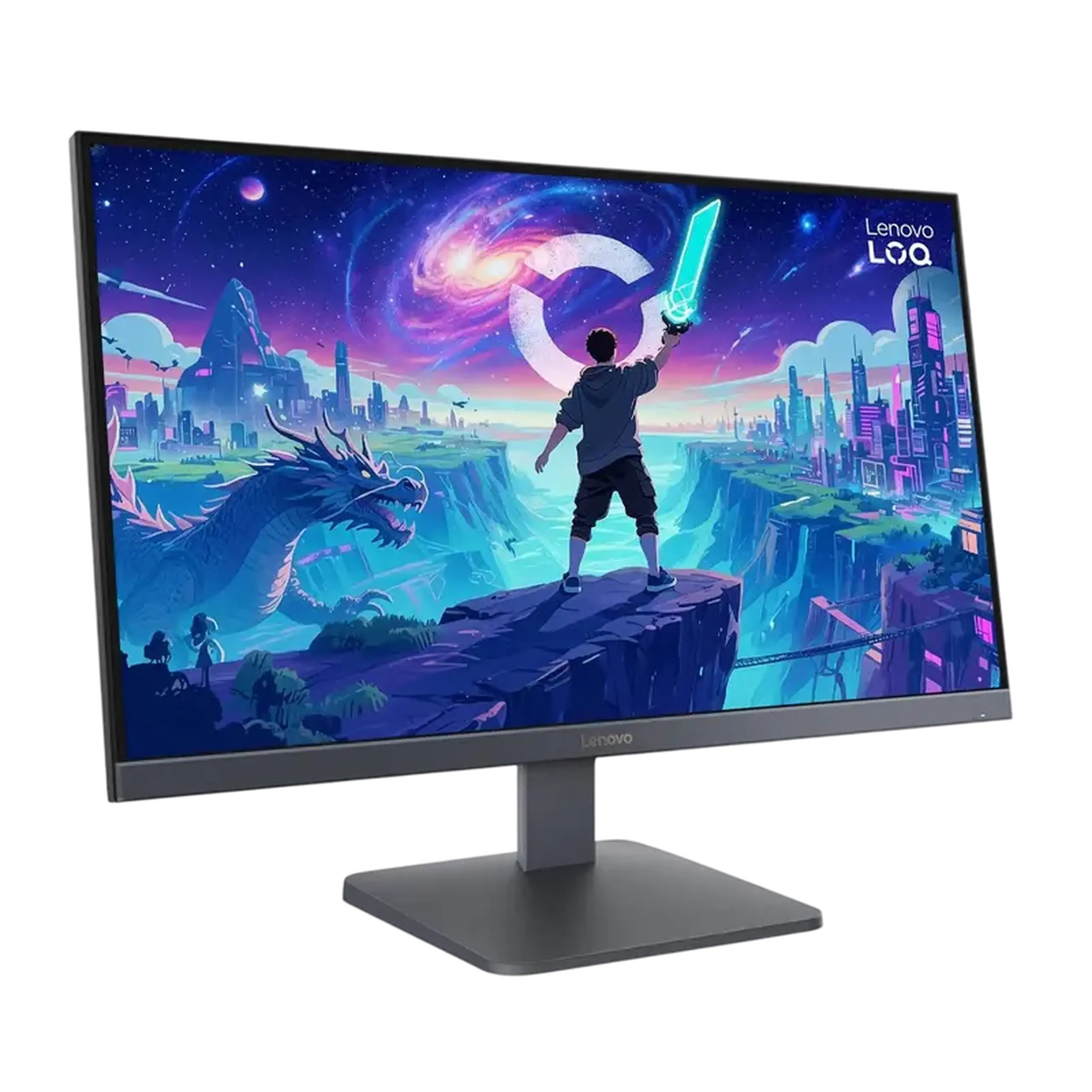 27" Monitor Gaming Lenovo LOQ 27-10, IPS 1920x1080 FHD, Negru