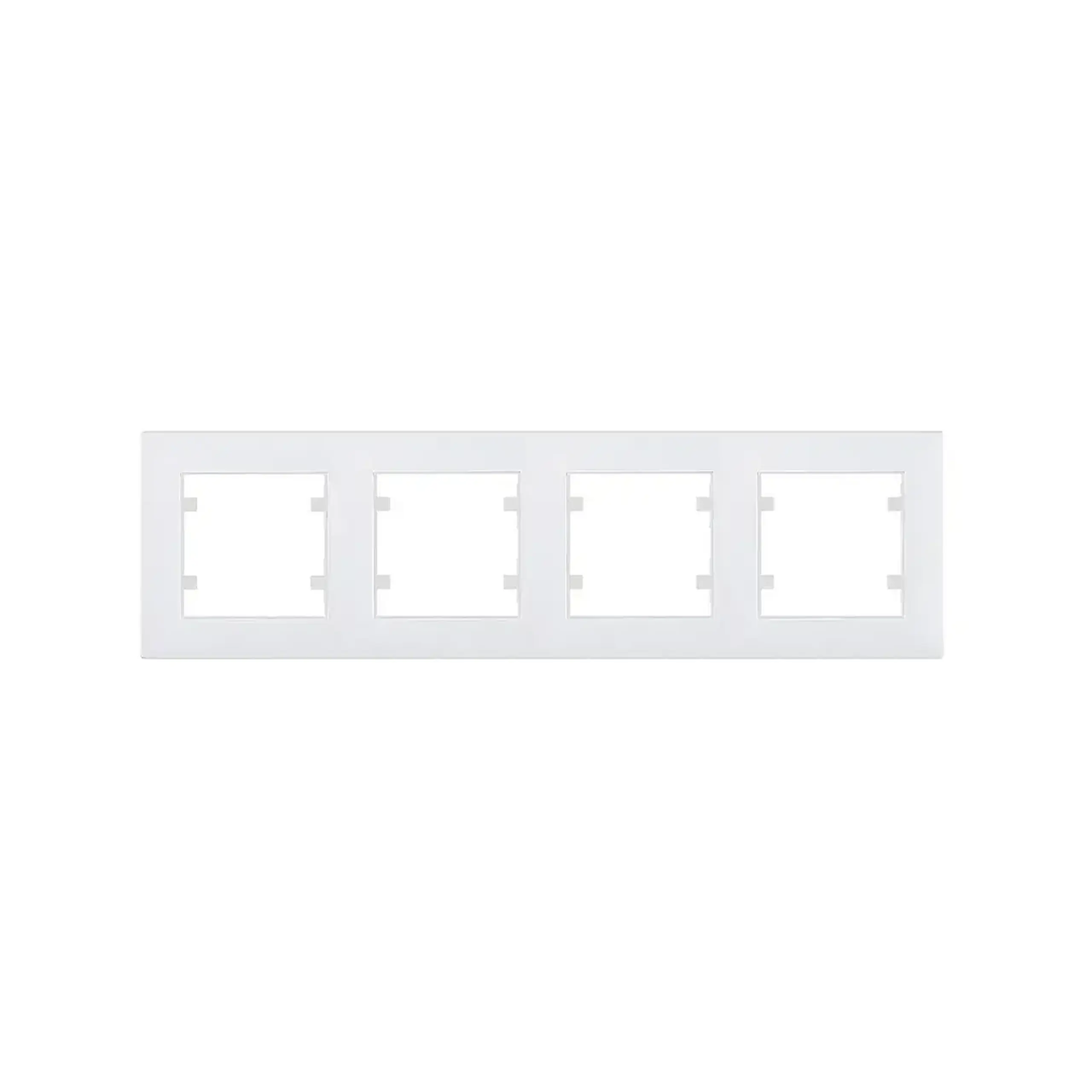 Ramă cu 4 locuri KAREA RIZZ Alb Makel - Dimensiuni (L x W x H x Ø) 300.7 x 87.7 x 10.3 mm