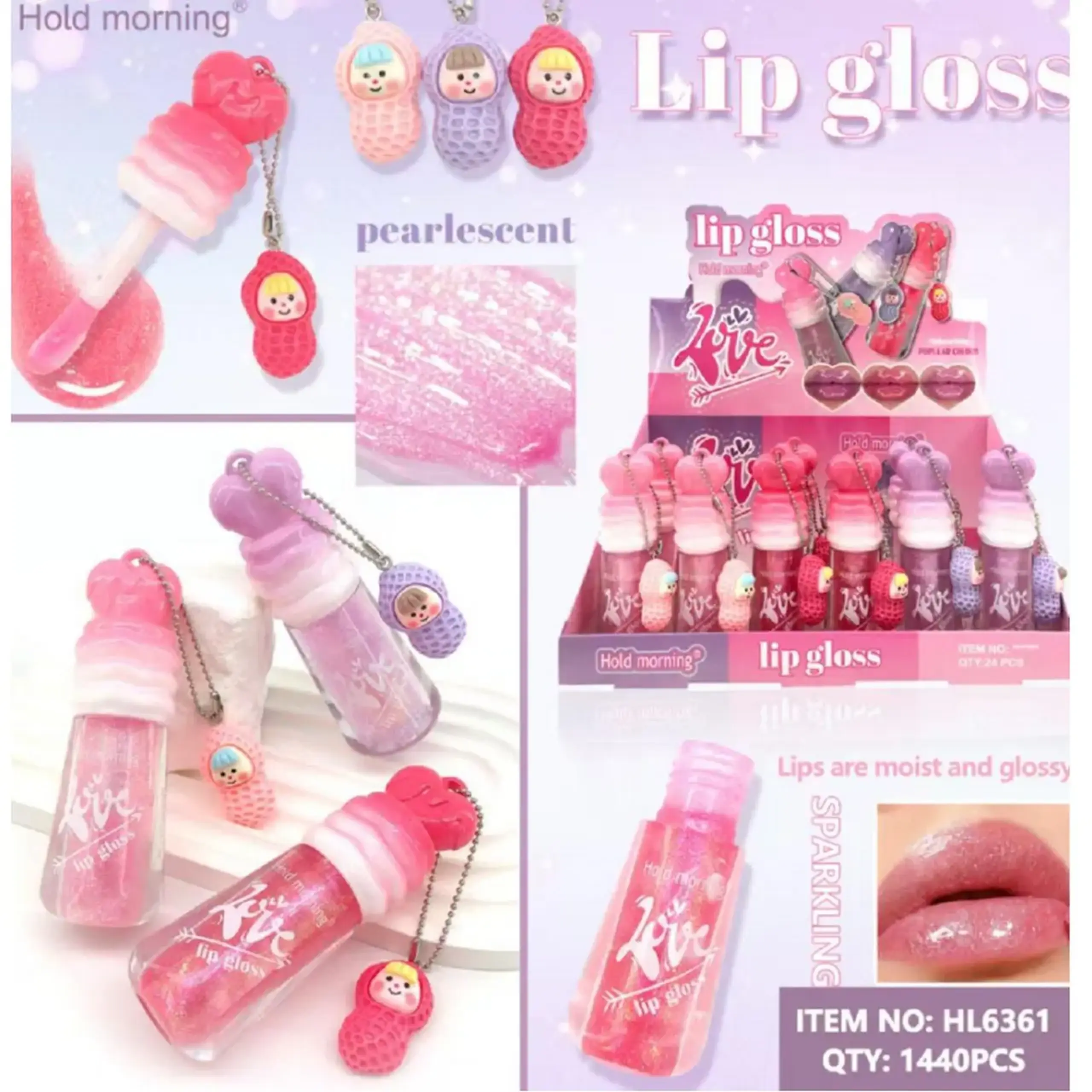 Set cosmetica ruj (24 buc)