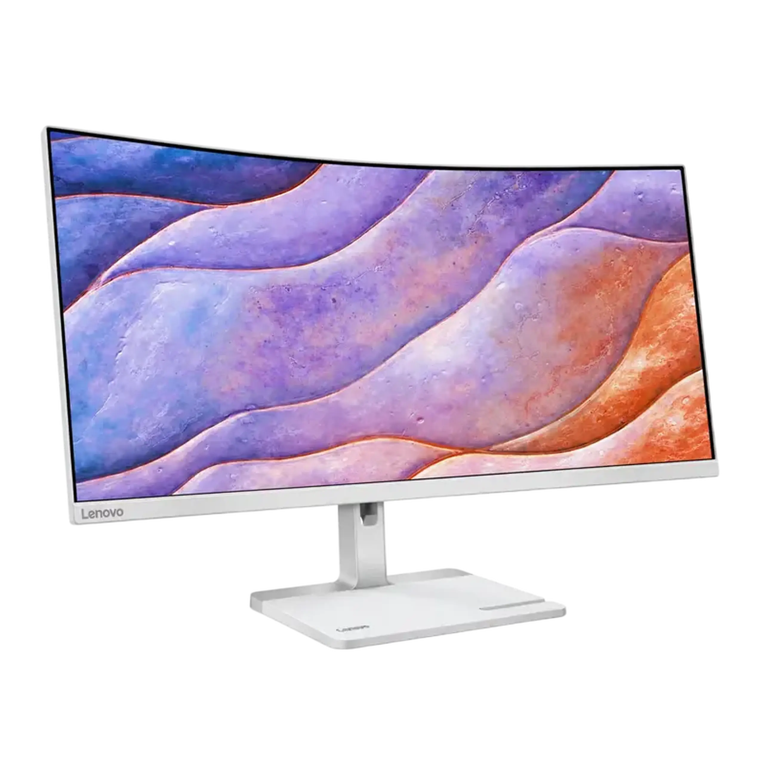 34" Monitor de birou Lenovo L34W-4C, VA 3440x1440 WQHD, Alb