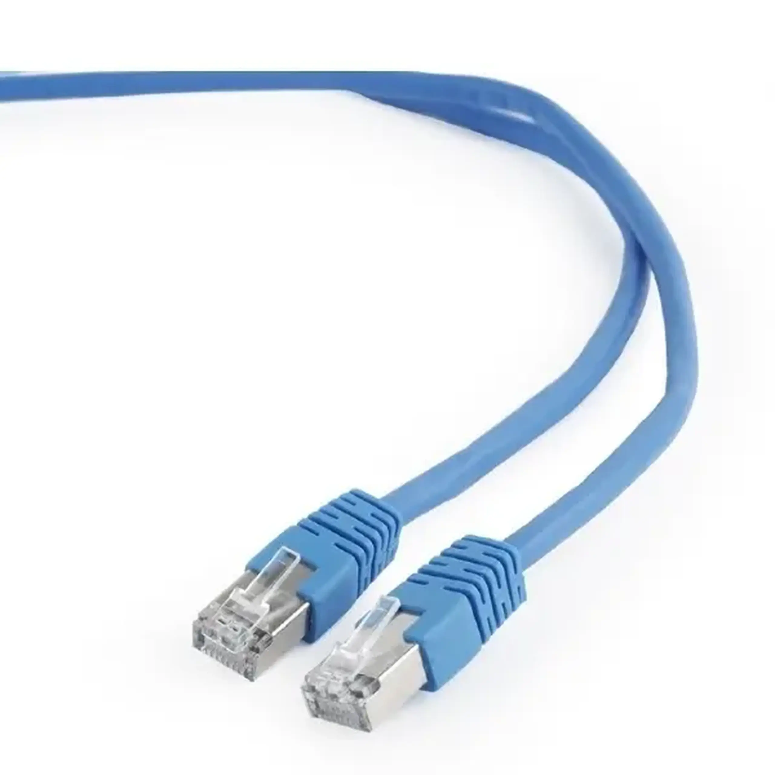 Patch cord Cablexpert PP6-2M/B, Cat6 FTP, 2m, Albastru