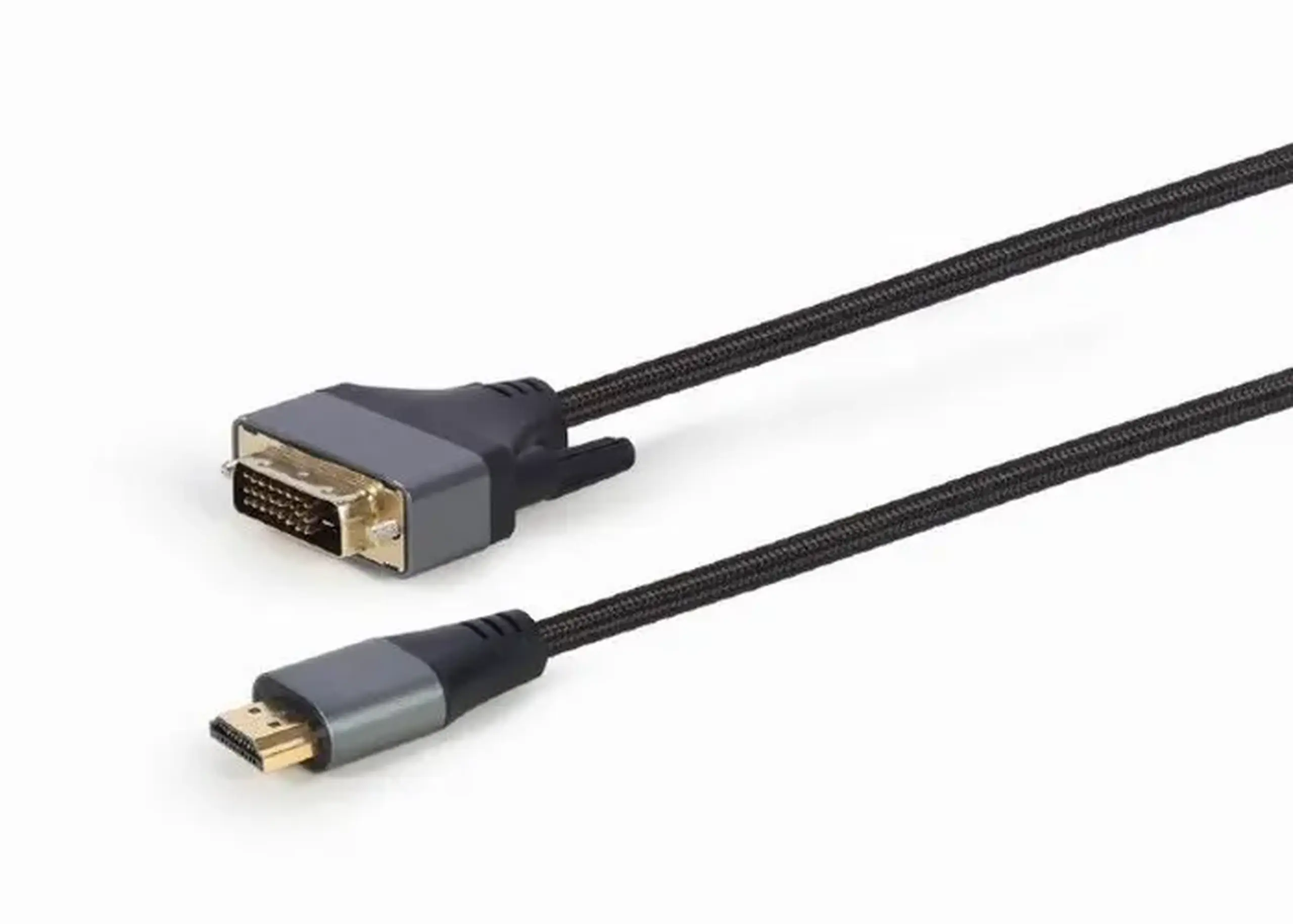 Adaptor Video Cablexpert CC-HDMI-DVI-4K-6, HDMI (M) - DVI-I (M), 1,8m, Negru