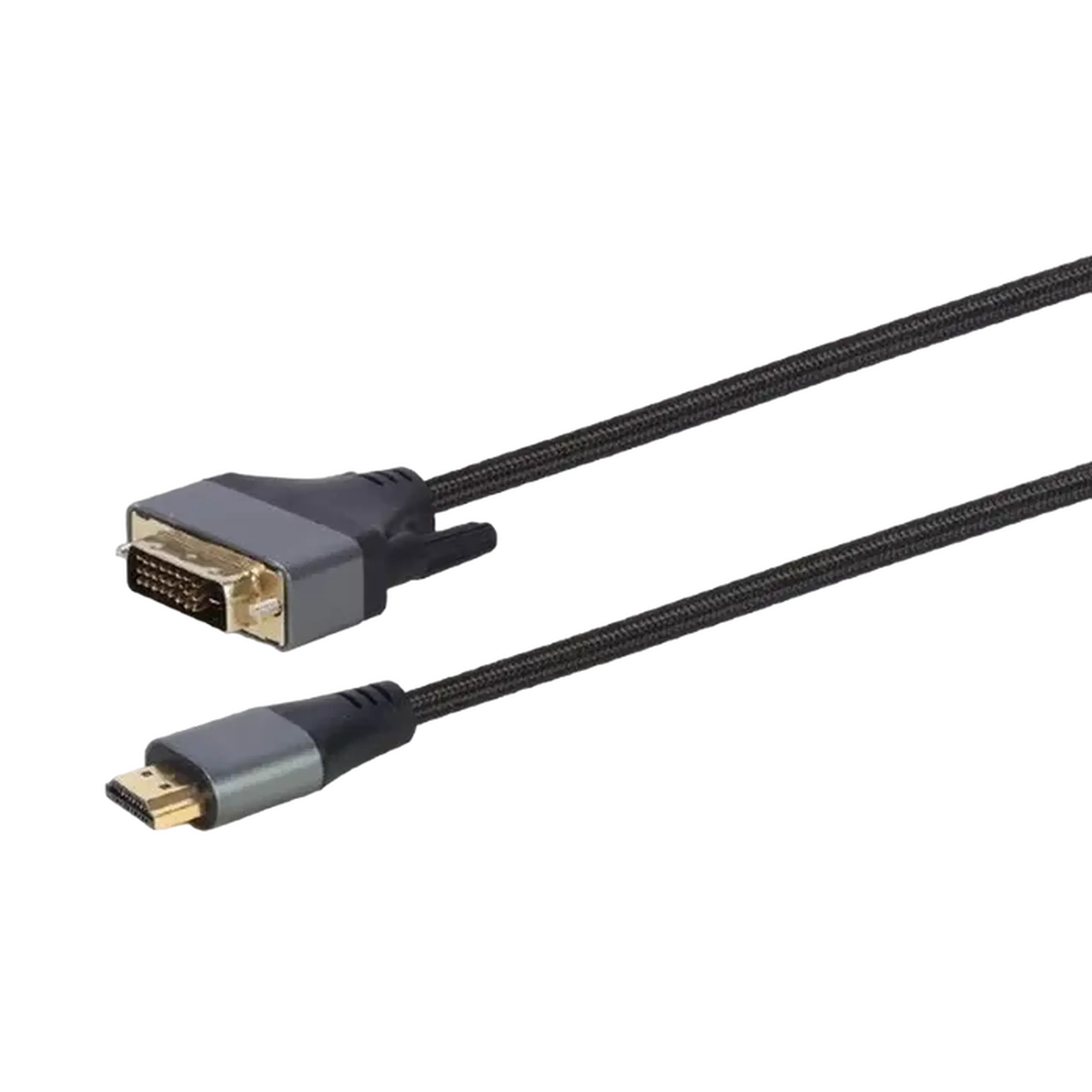 Adaptor Video Cablexpert CC-HDMI-DVI-4K-6, HDMI (M) - DVI-I (M), 1,8m, Negru