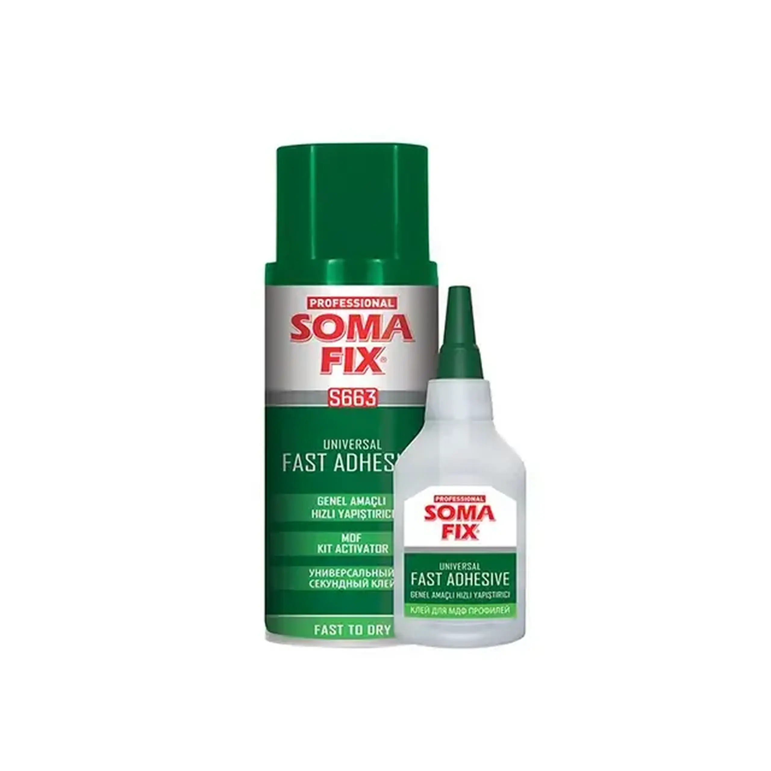 Adeziv bicomponent activator + întăritor de adeziv s663 200 ml 65 g Somafix