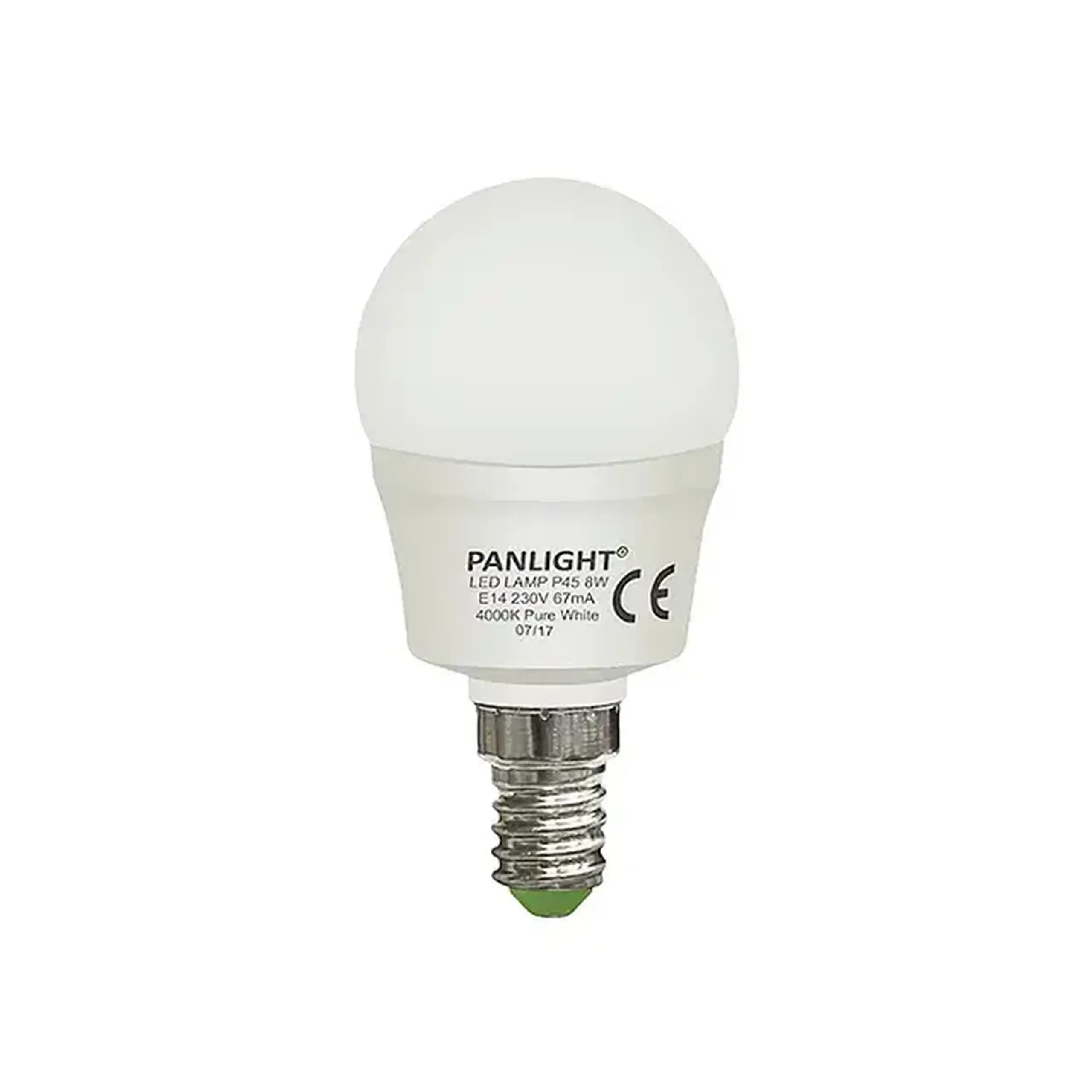 Bec led Panlight P45 8 W E14 3000 K 590 lm 220 - 240 V - Temperatura culoare (K) 3000 K