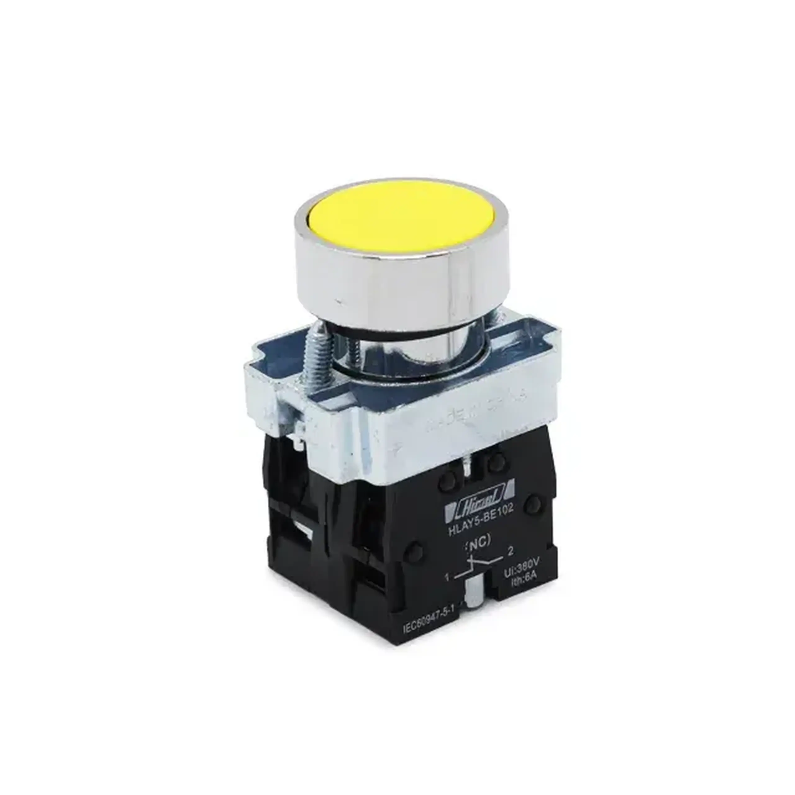 Buton Himel HLAY5BA55 1P 220/380V 10 A IP40 galben