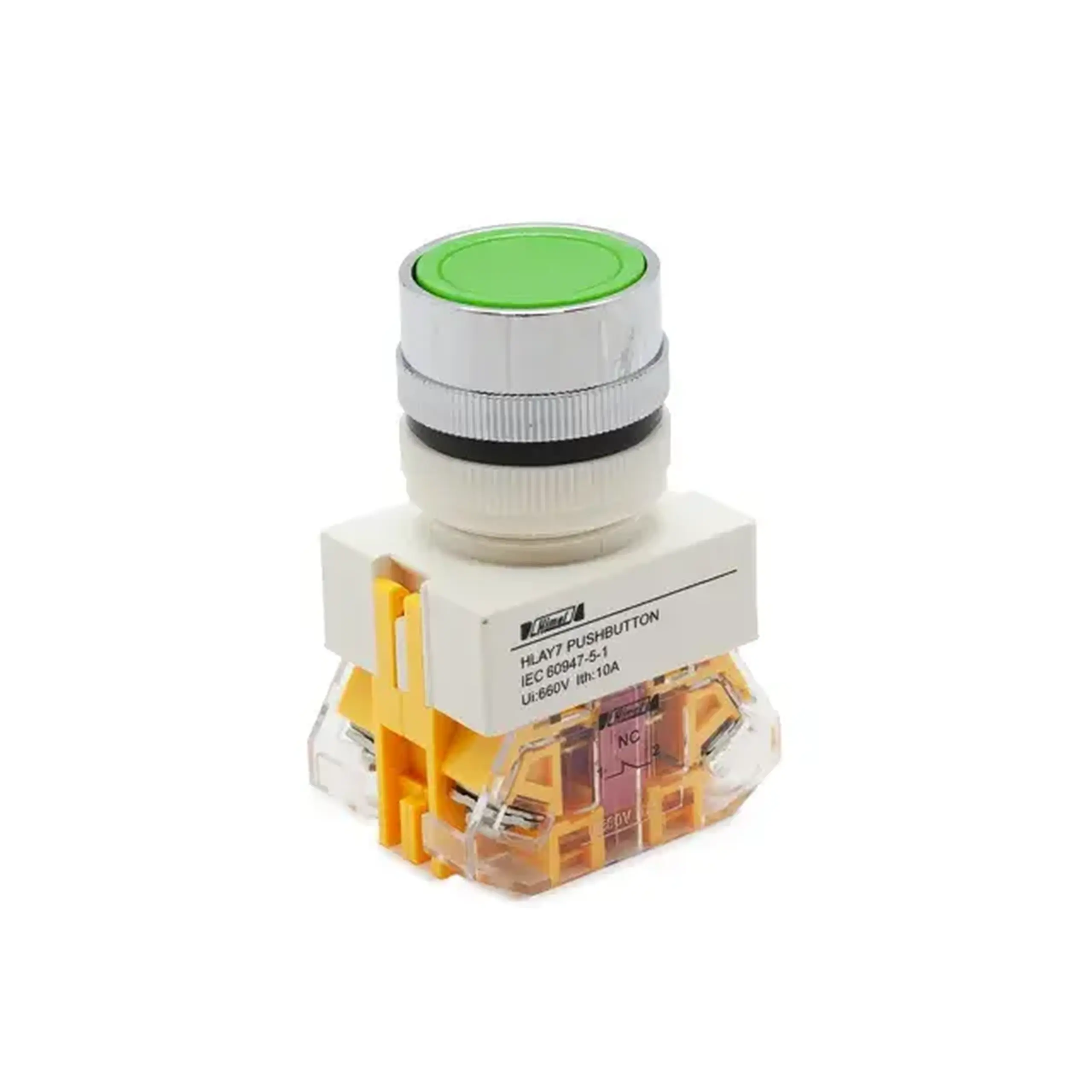 Buton Himel HLAY711BNZS32 1P 380 V 6 A IP40 verde