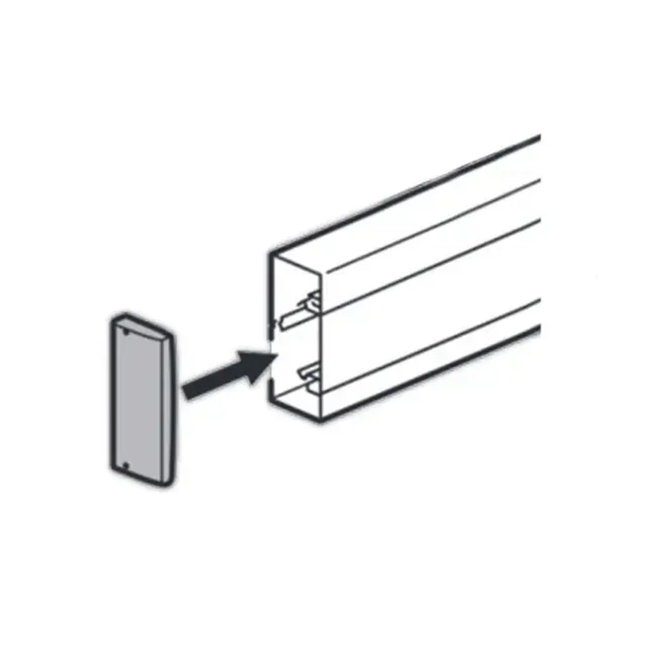 Capac LEGRAND DLP-S 130 x 50 mm fixat plastic