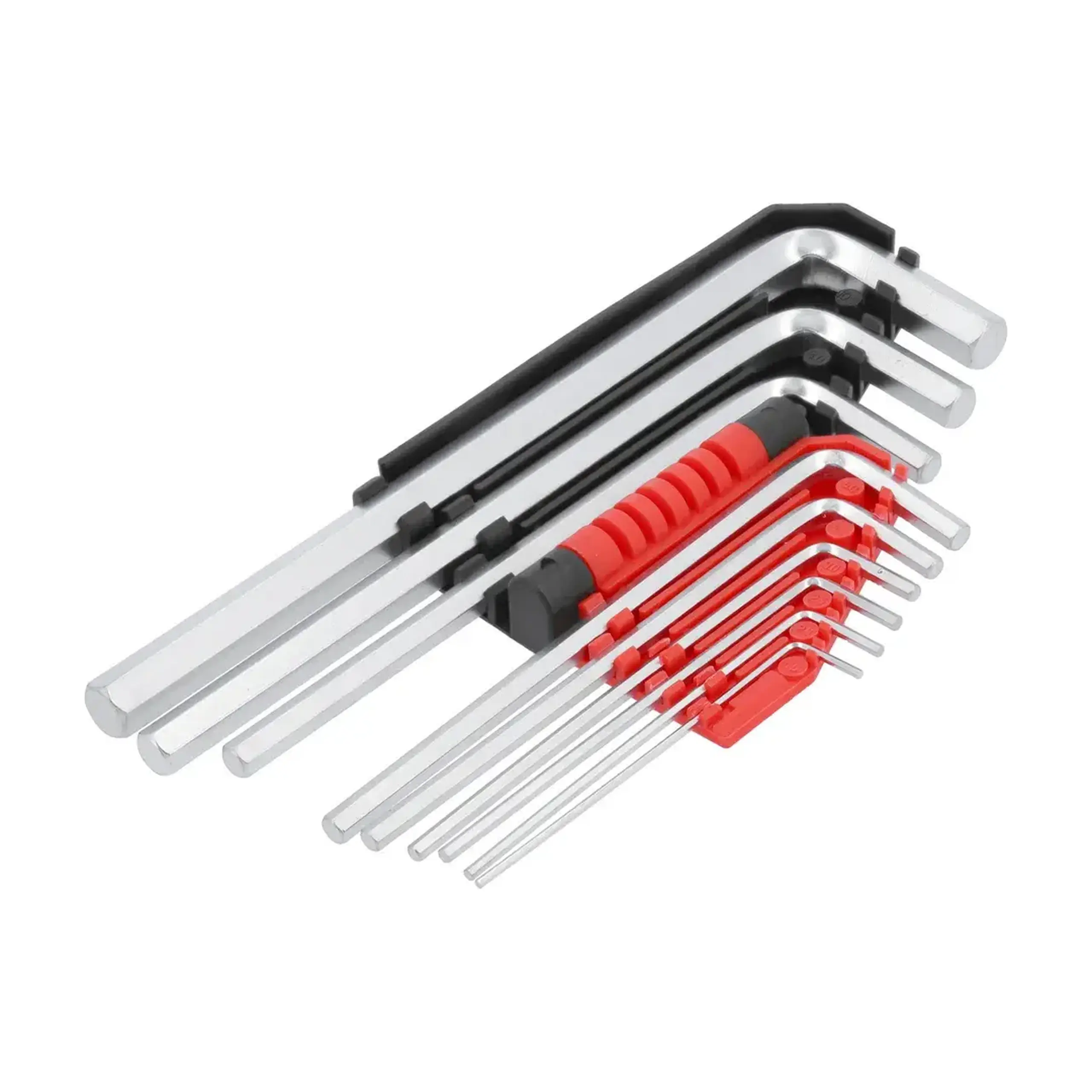 Set chei hexagonale 1.5 - 10 mm 10 un. Yato - Dimensiuni (L x W x H x Ø) 74 - 174 mm