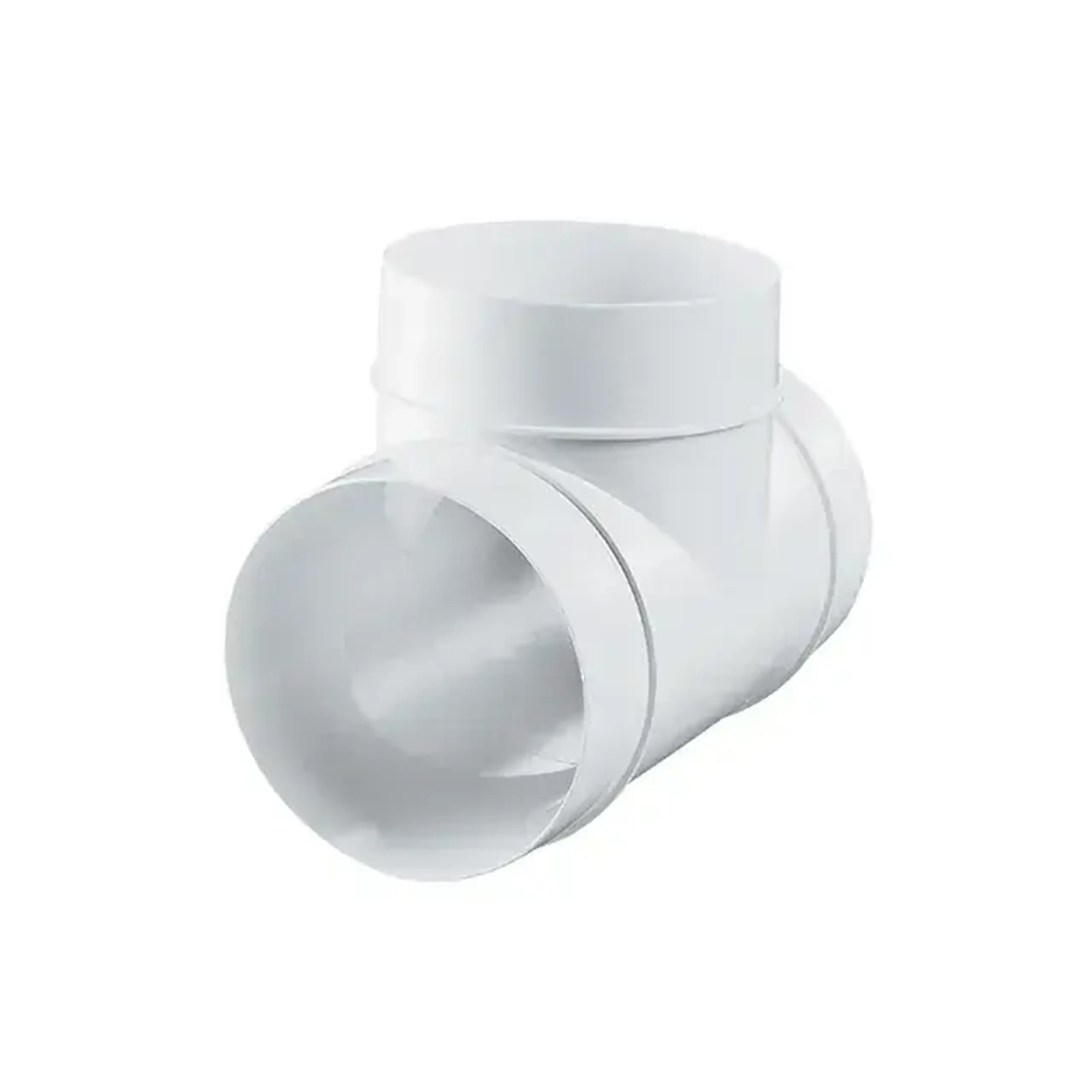 Conector de aeroduct Ventika KO100-T 137 x 139 x 100 mm plastic alb