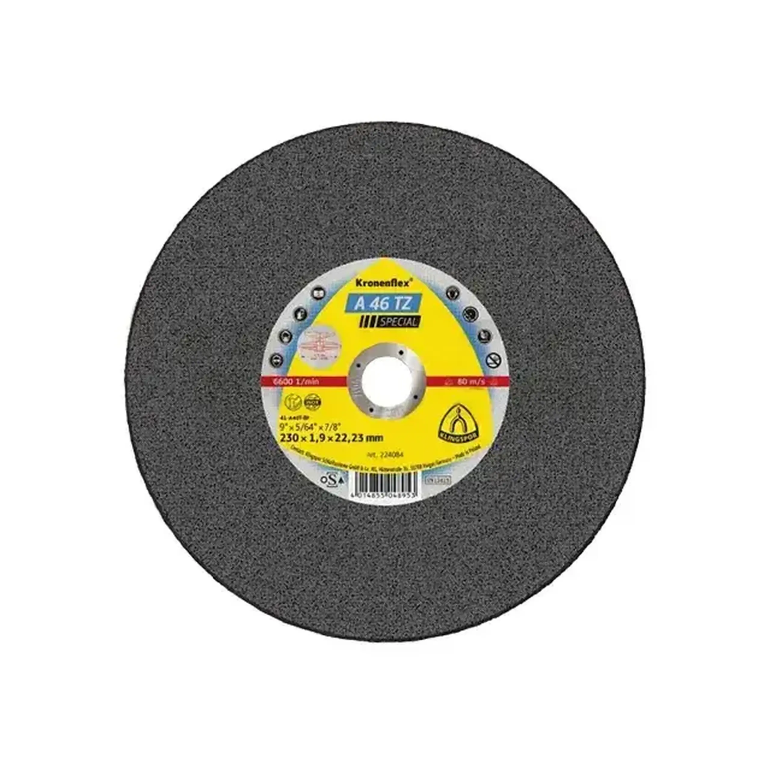 Disc de tăiat pentru inox A46 TZ 230 * 22.23 mm Klingspor