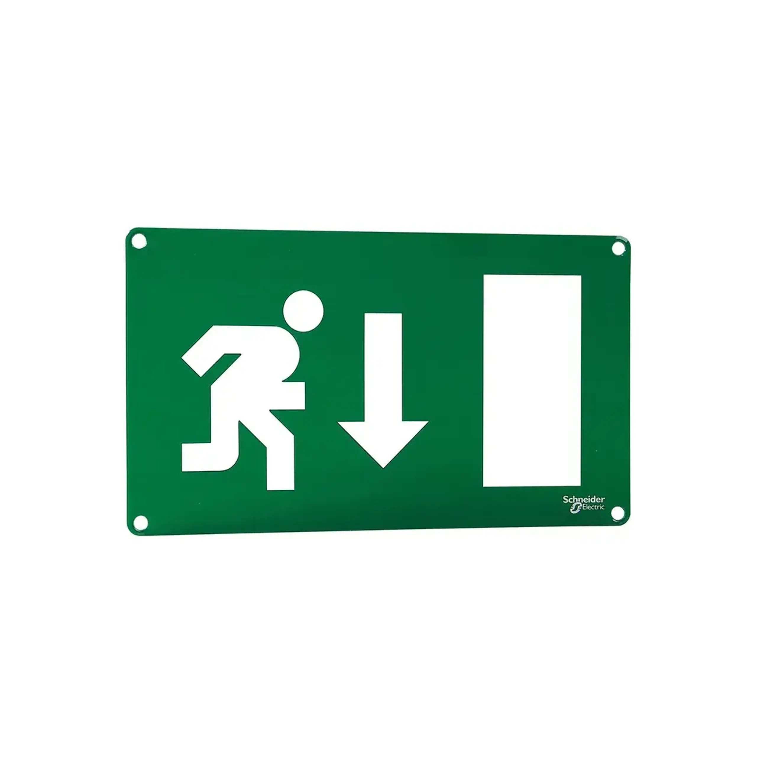 Etichetă exit jos Schneider-Electric OVA50250E 316 x 88 mm verde