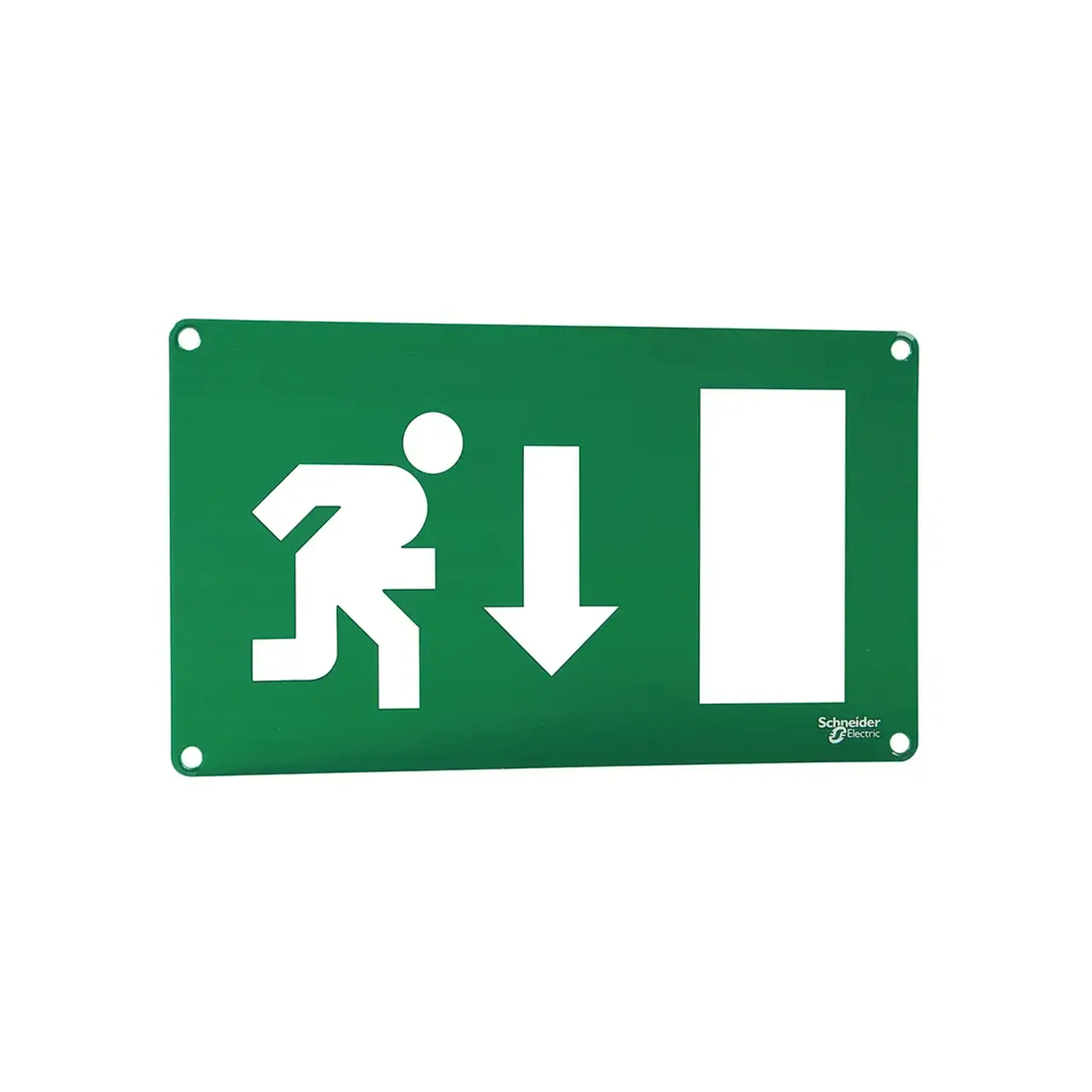 Etichetă exit jos Schneider-Electric OVA50248E 240 x 88 mm alb/Verde
