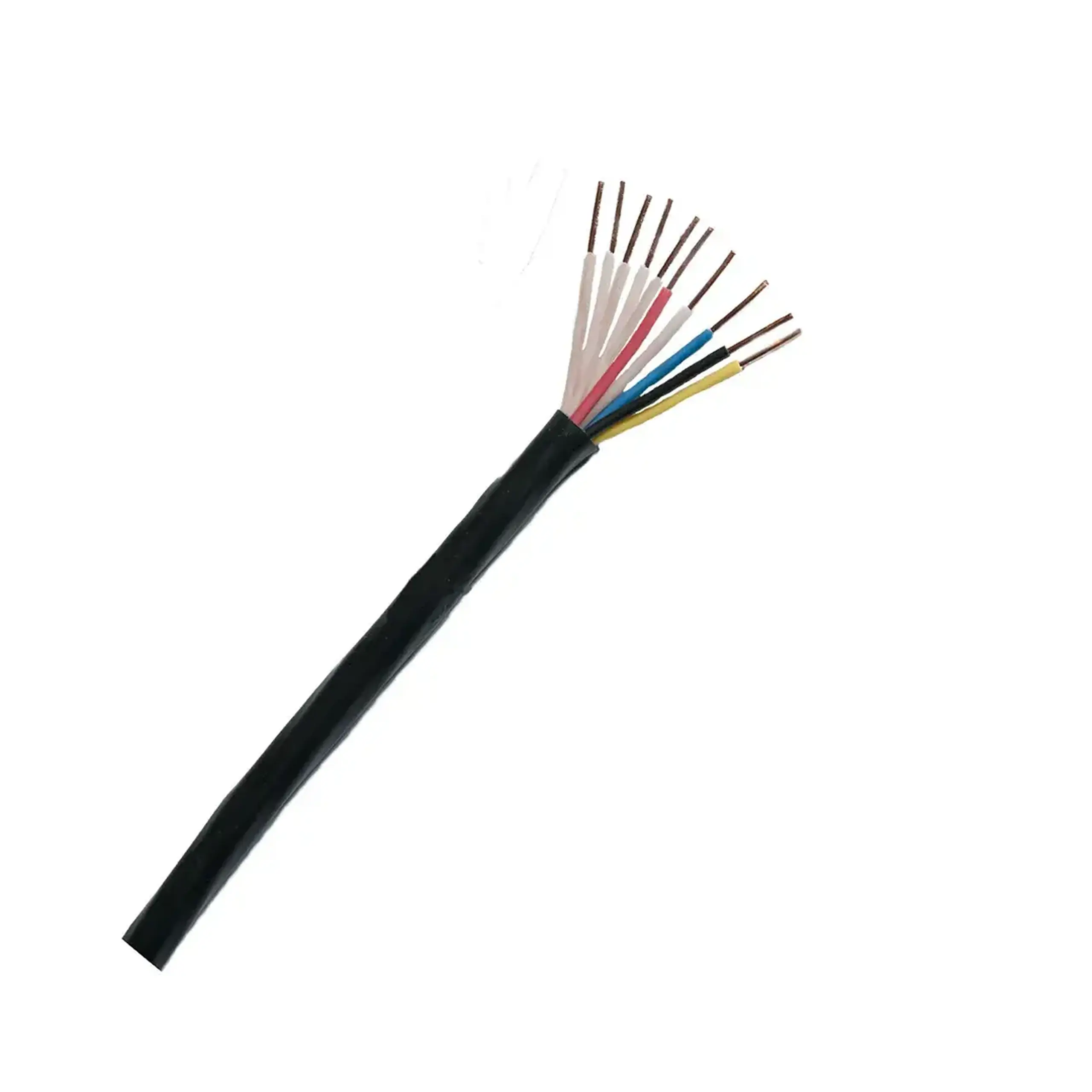 Cablu ecranat KVVGЭ-ng 10 * 1.5 mm² negru cupru