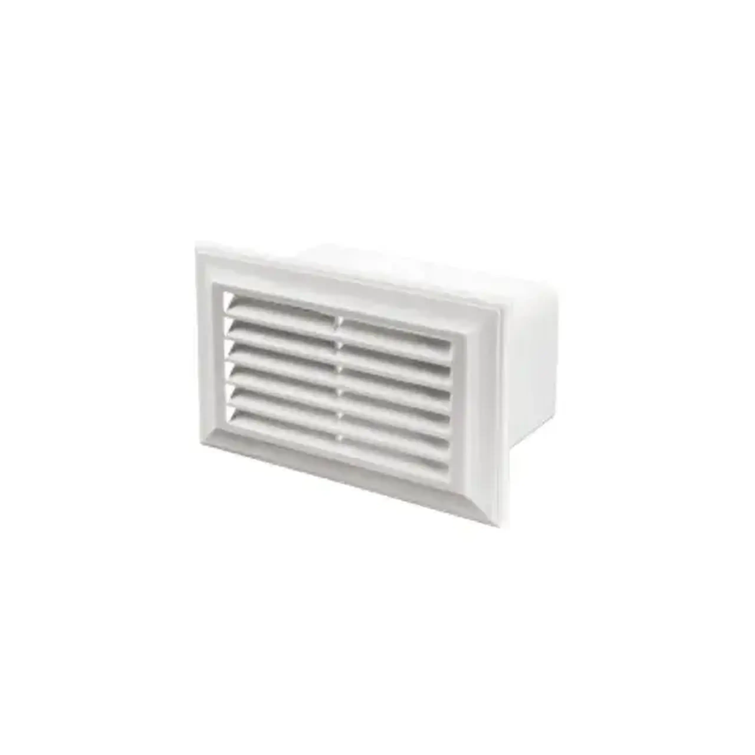 Grilaj de ventilare cu sită 571 110 x 55 mm PVC Alb Vents