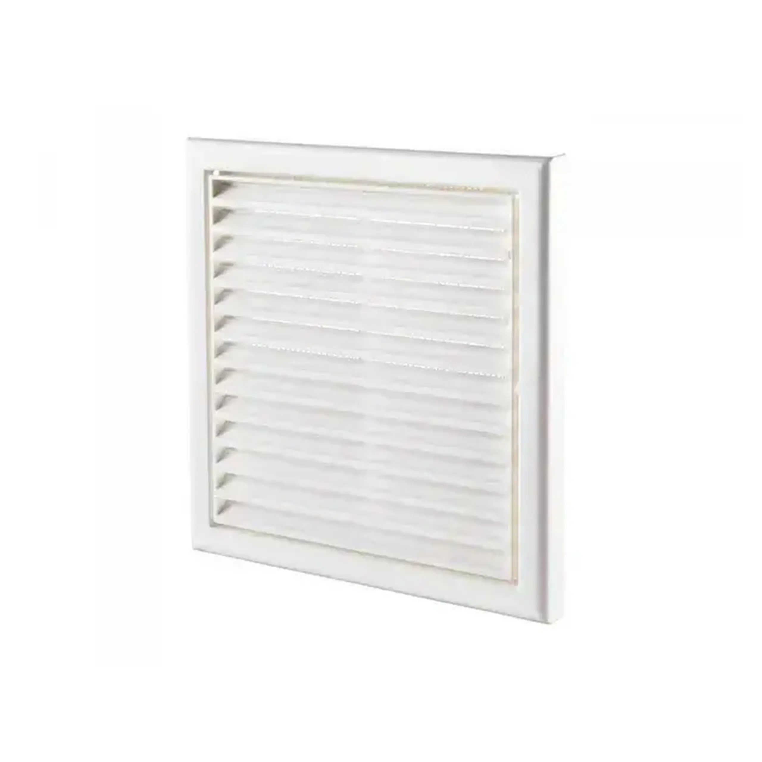 Grilaj de ventilare cu sită Vents MB-101 154 x 154 mm plastic alb - Dimensiuni (L x W x H x Ø) 154 x 154 mm