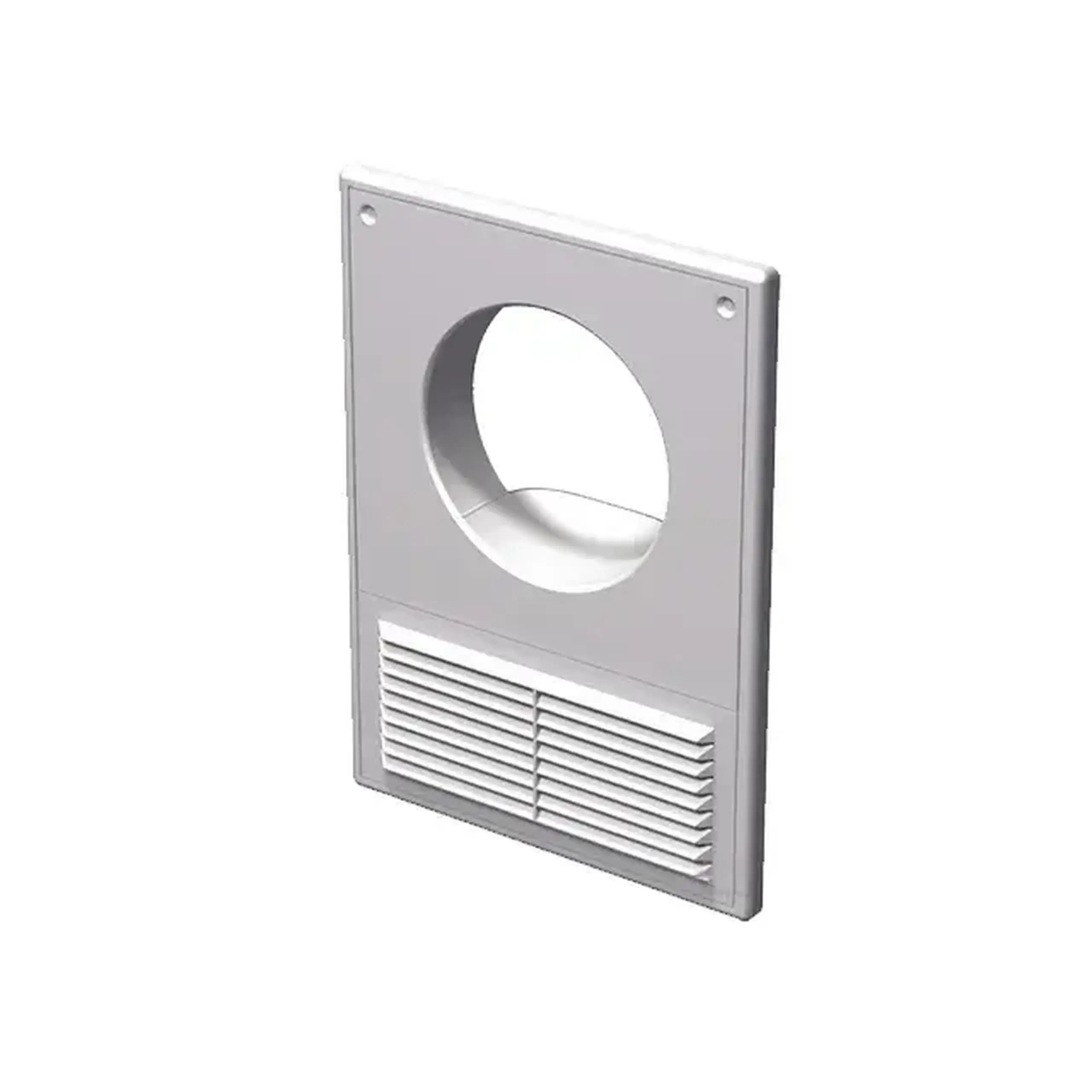 Grilaj de ventilare cu sită Vents МВ-125Кс 182 x 252 x 45 mm plastic alb