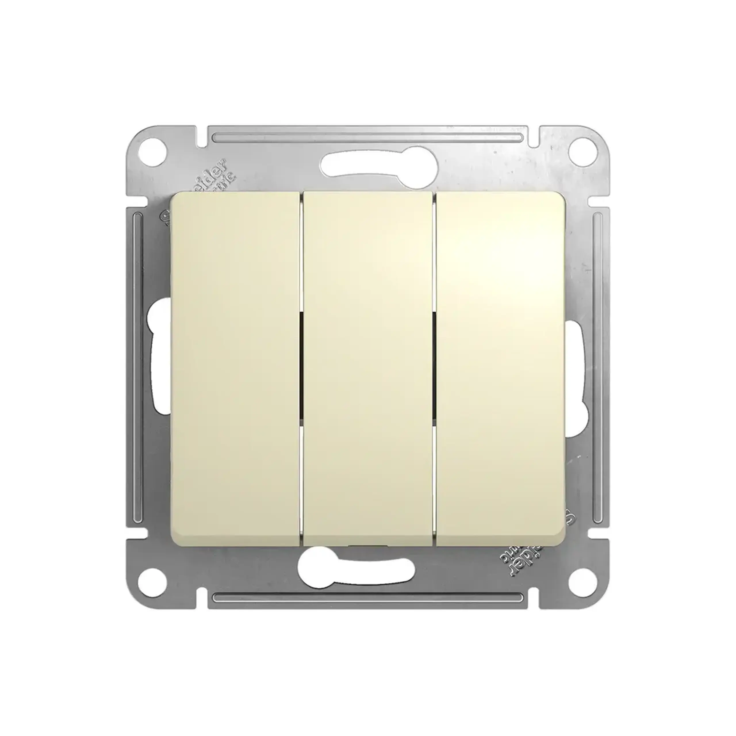 Întrerupător triplu glossa 10 A 250 V bej Schneider-Electric