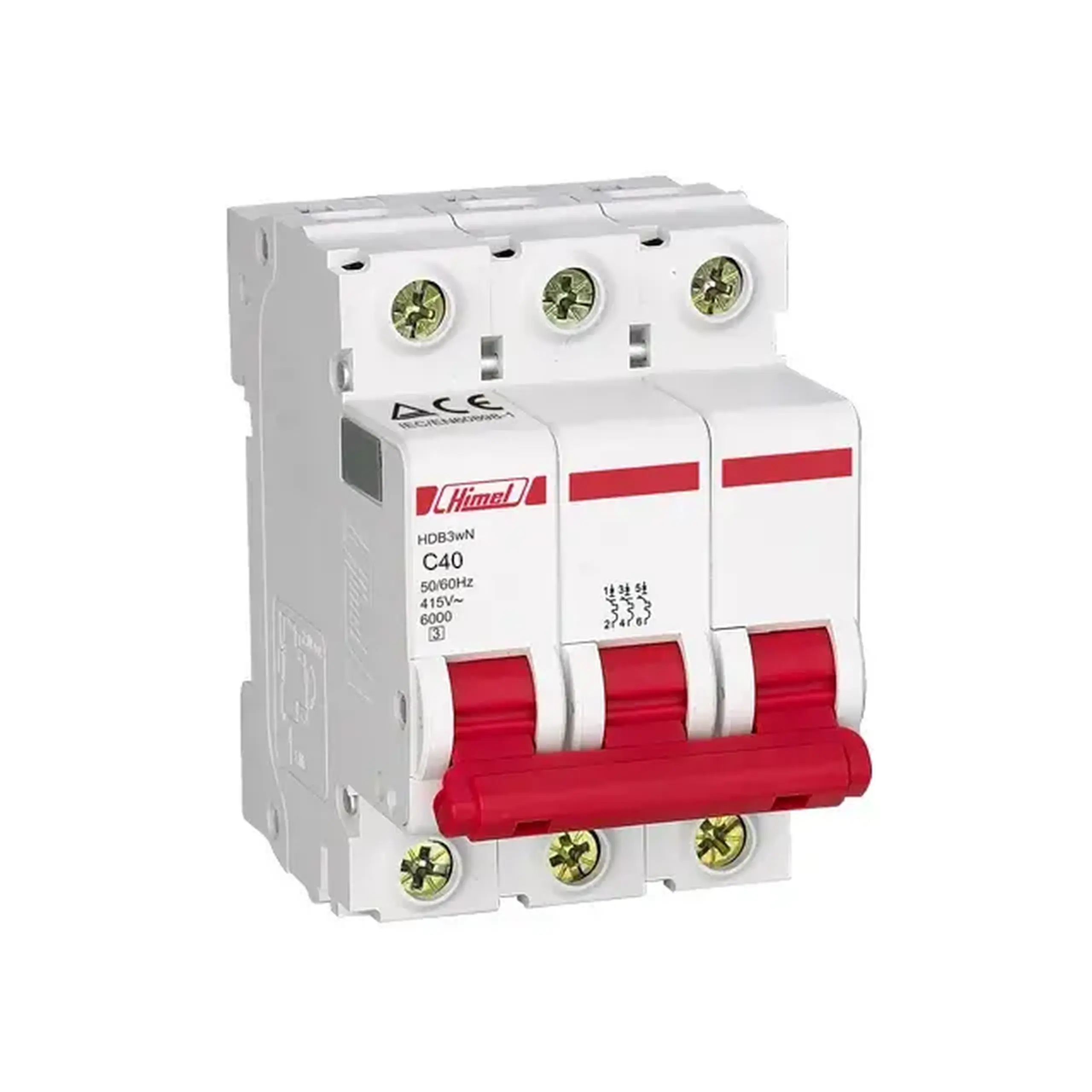 Întreruptor automat Himel HDB3W 2P 1 A 415 V C - 40 A (A) 3P