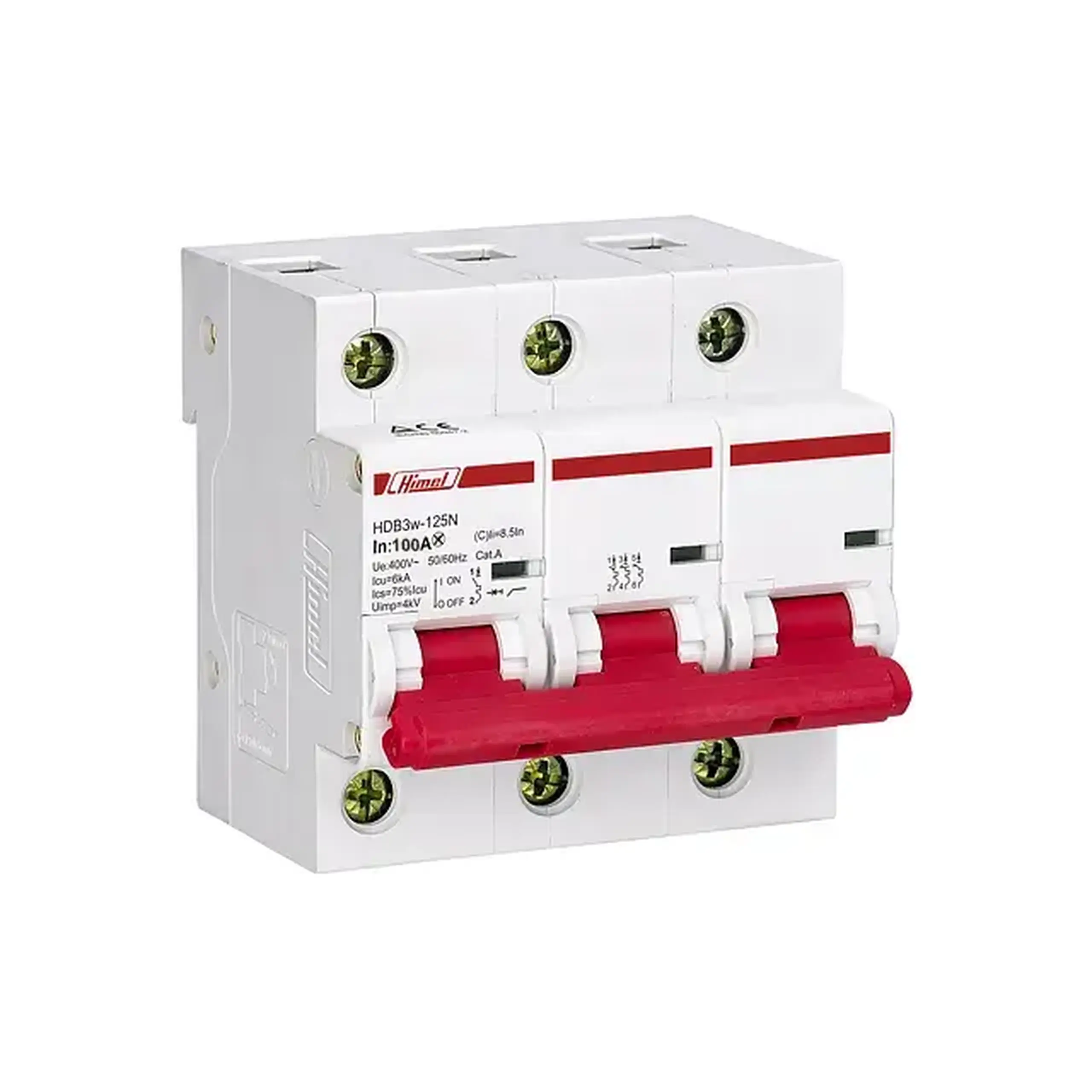 Întreruptor automat Himel HDB3W 2P 1 A 415 V C - 100 A (A) 3P