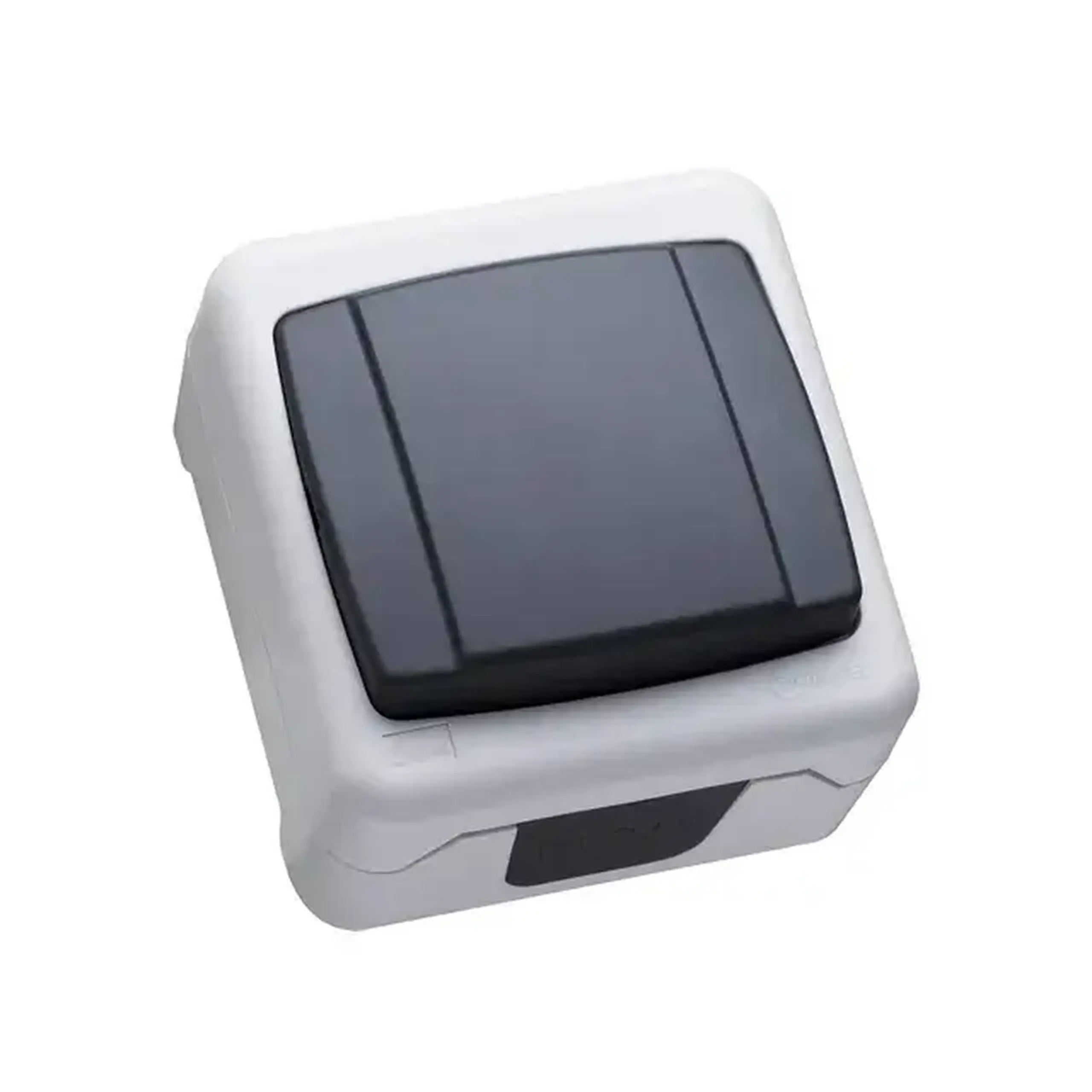 Întrerupător unitar exterior 37064101 nemliyer 10 A 250 V negru/Gri Makel