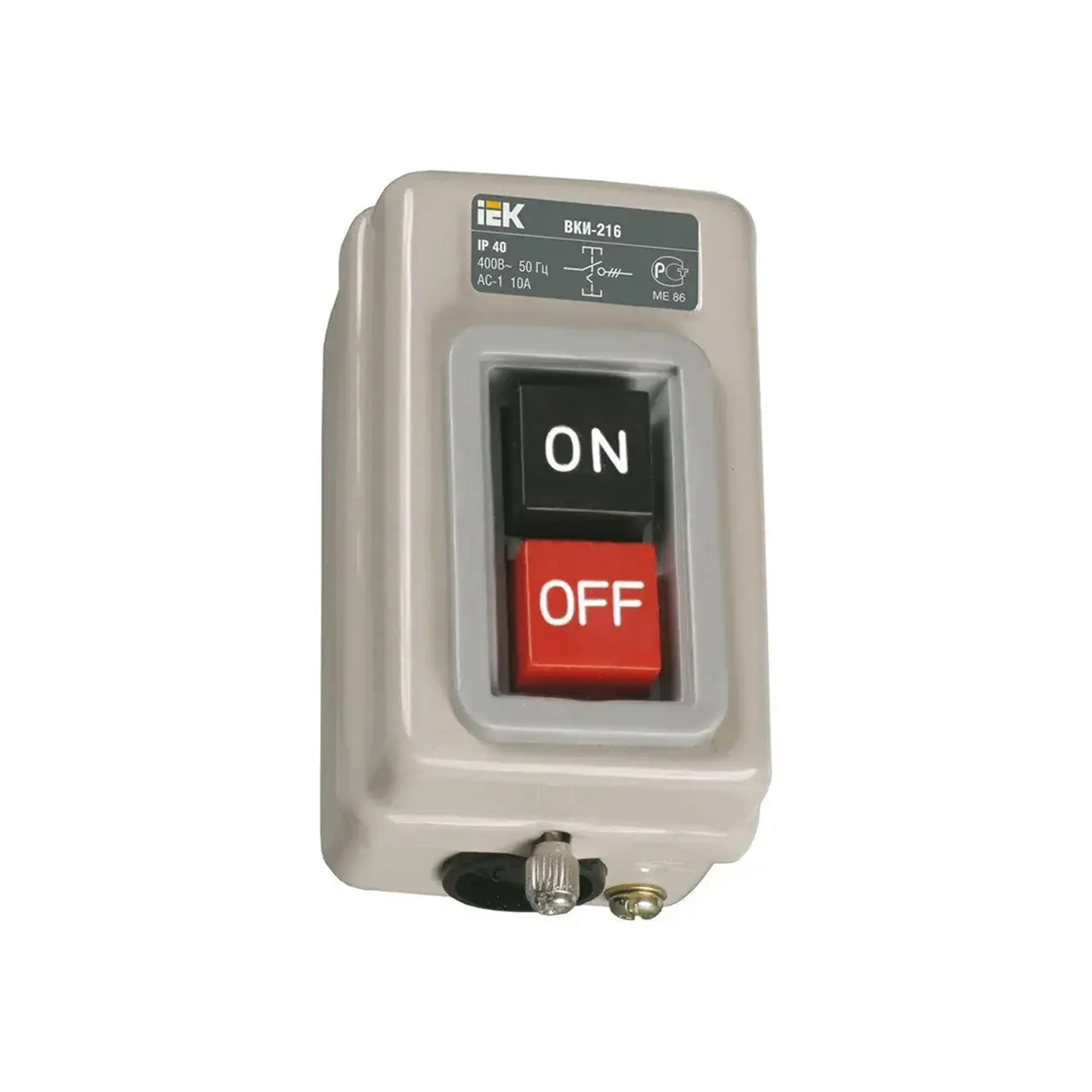 Întrerupător IEK BKN-211 3P 230 - 400 V 6 A IP40 sur - Curent (A) 6 A
