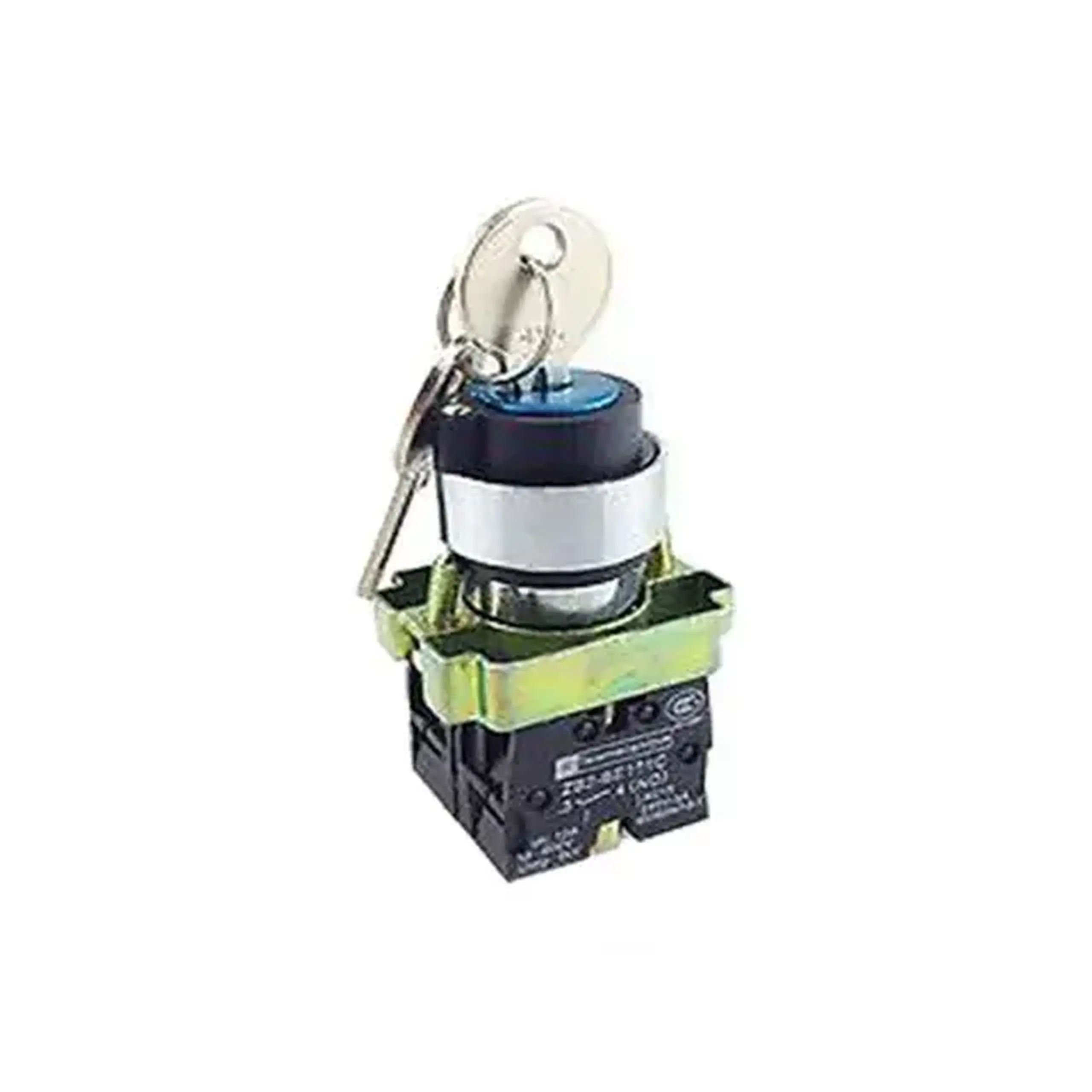 Întrerupător cu cheie XB2BG65 2P 40 V 10 A IP66 Crom KASAN