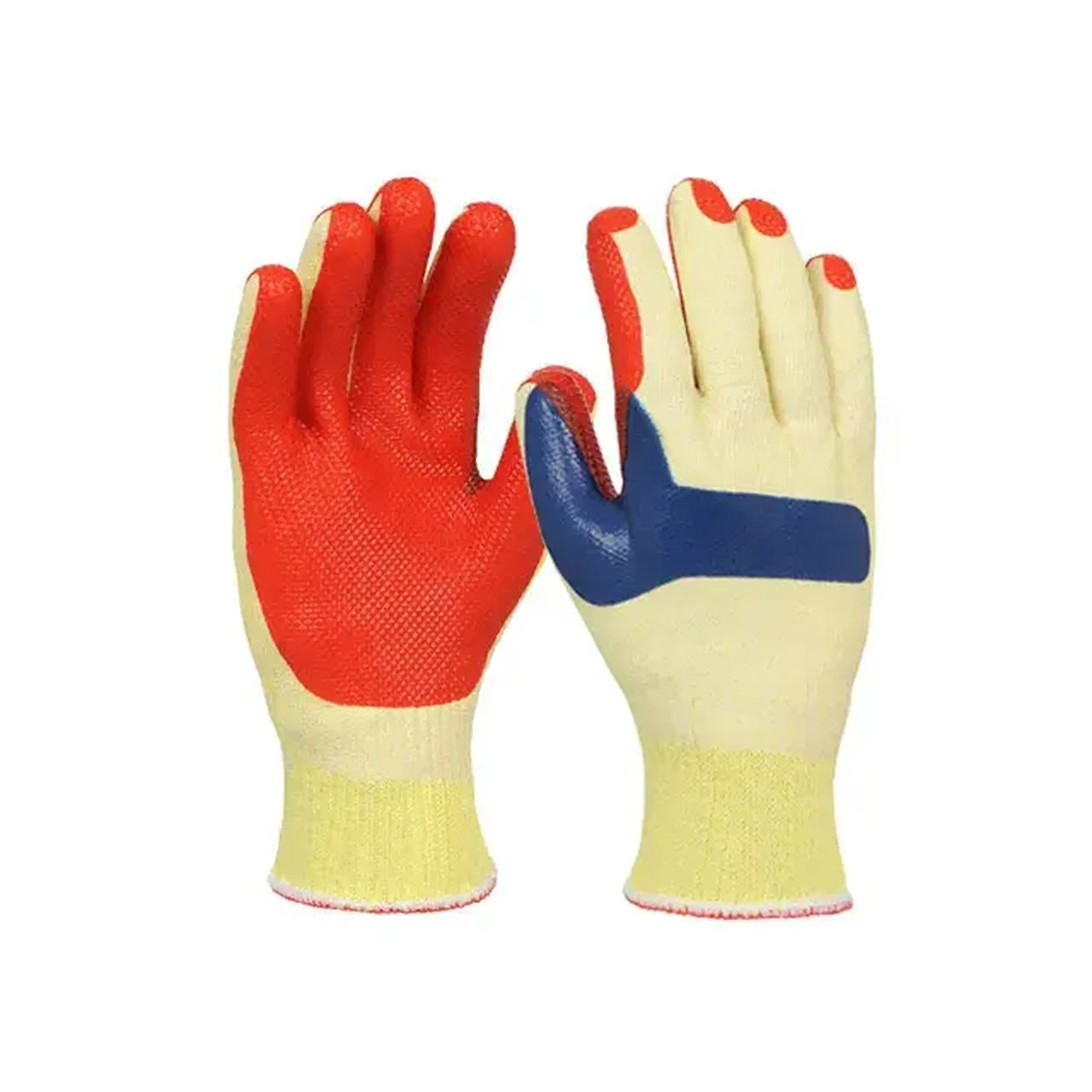 Mănuși acoperite cu latex ART 4565 10/XL Galben/Oranj/Albastru DOLONI